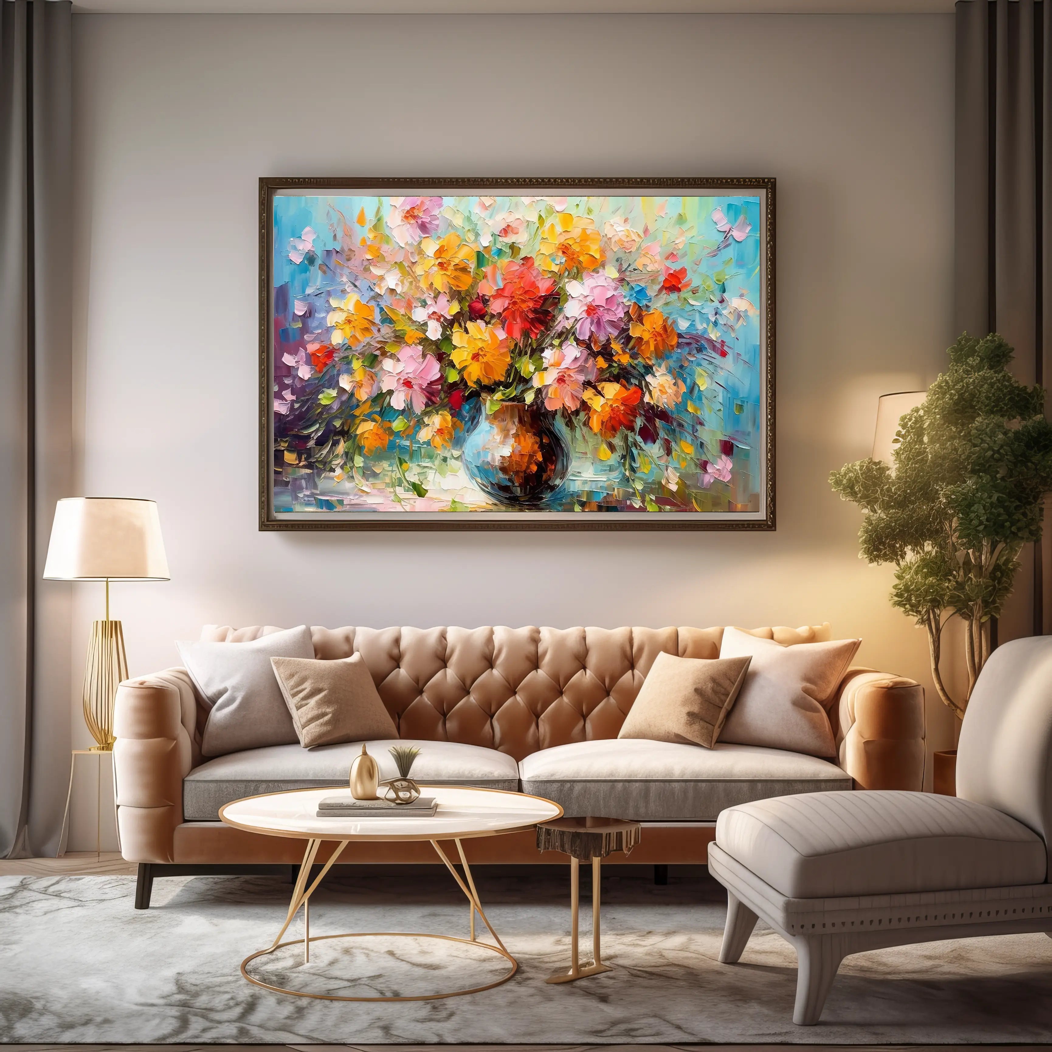 Floral Canvas Wall Art SAD1532