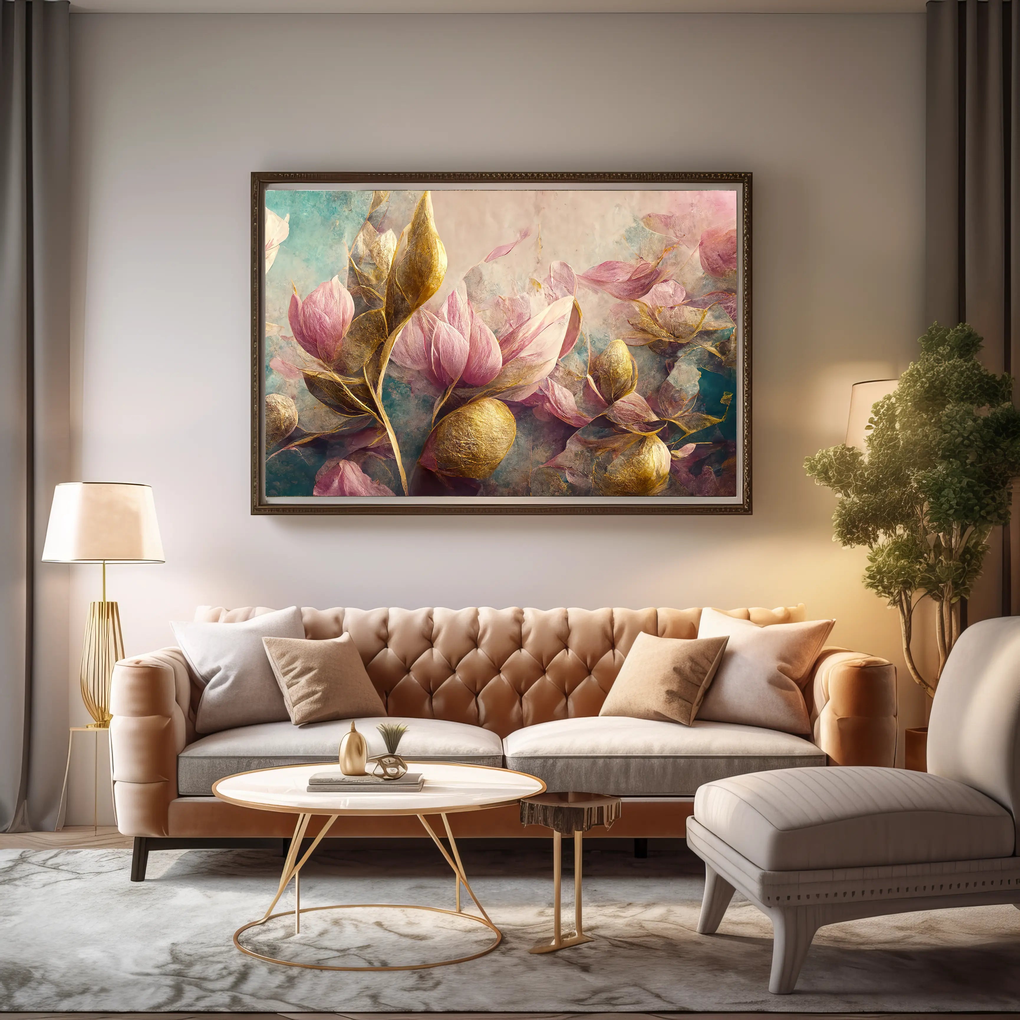 Floral Canvas Wall Art SAD566