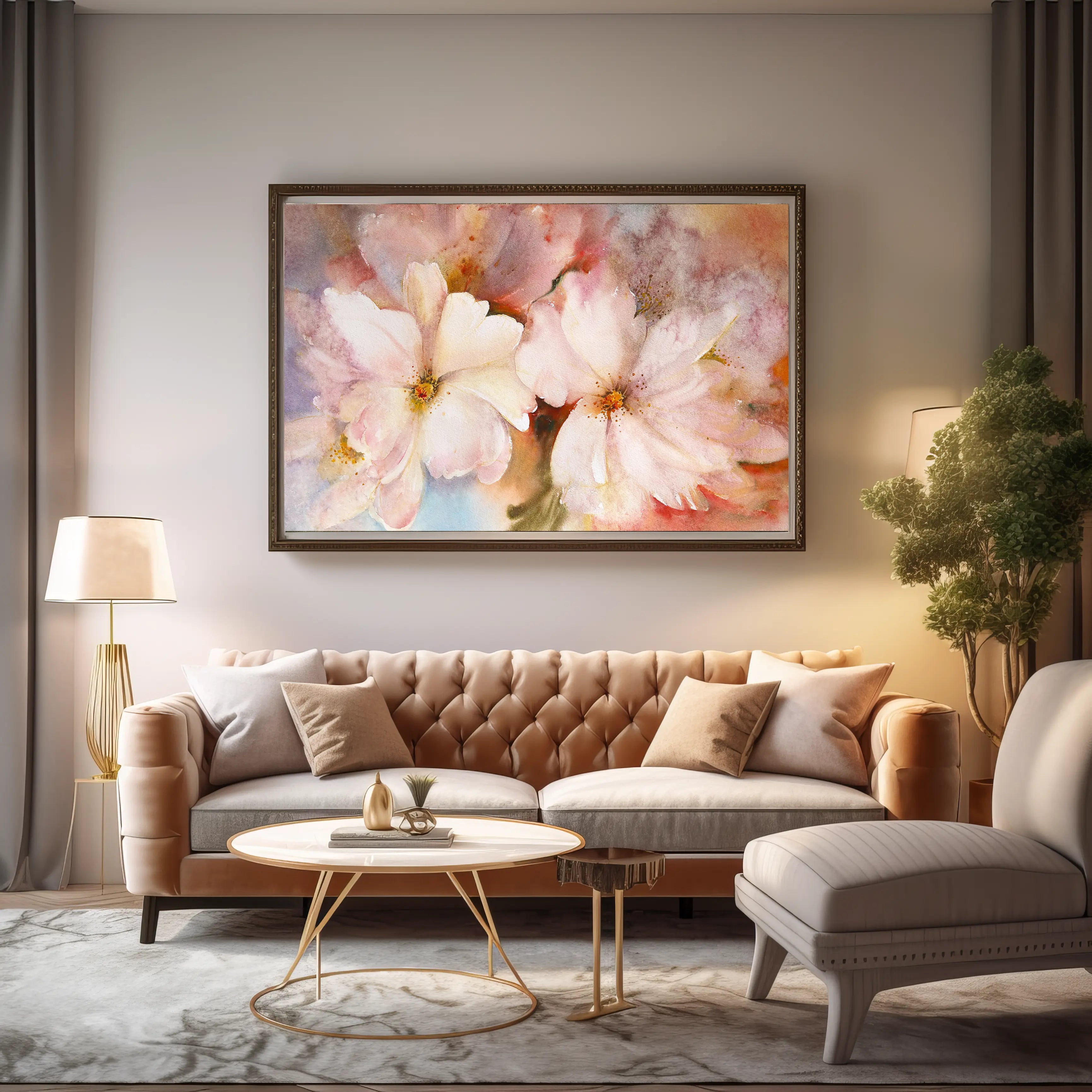 Floral Canvas Wall Art SAD584