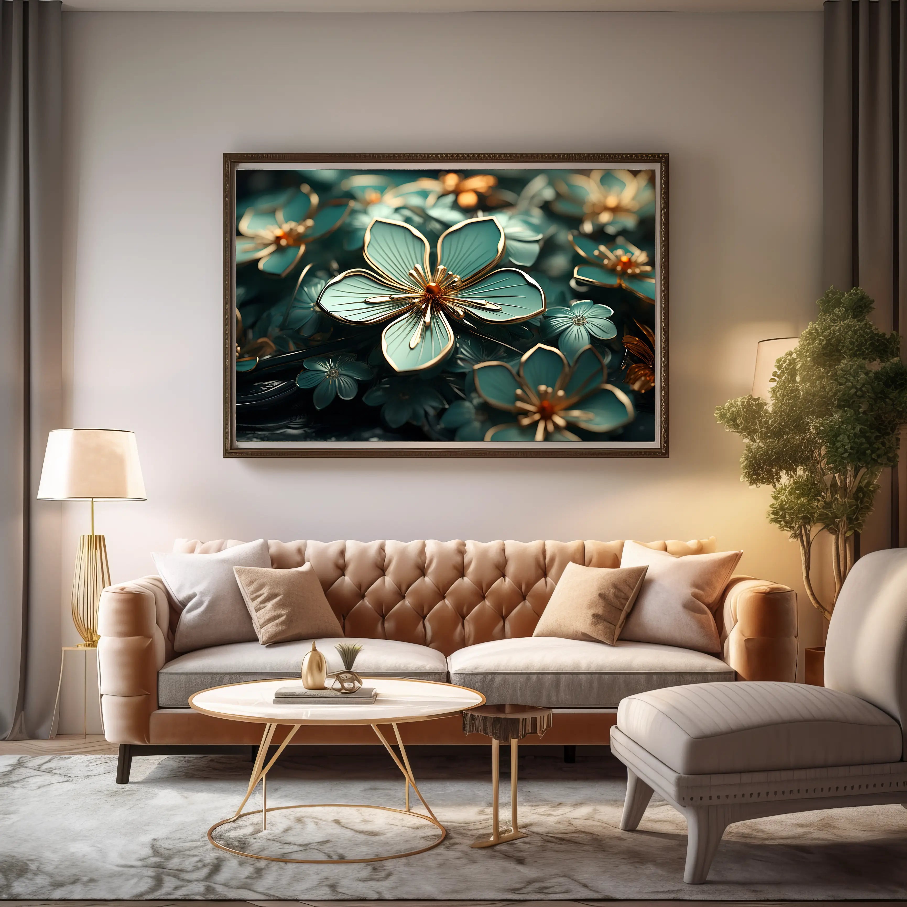 Floral Canvas Wall Art SAD1772