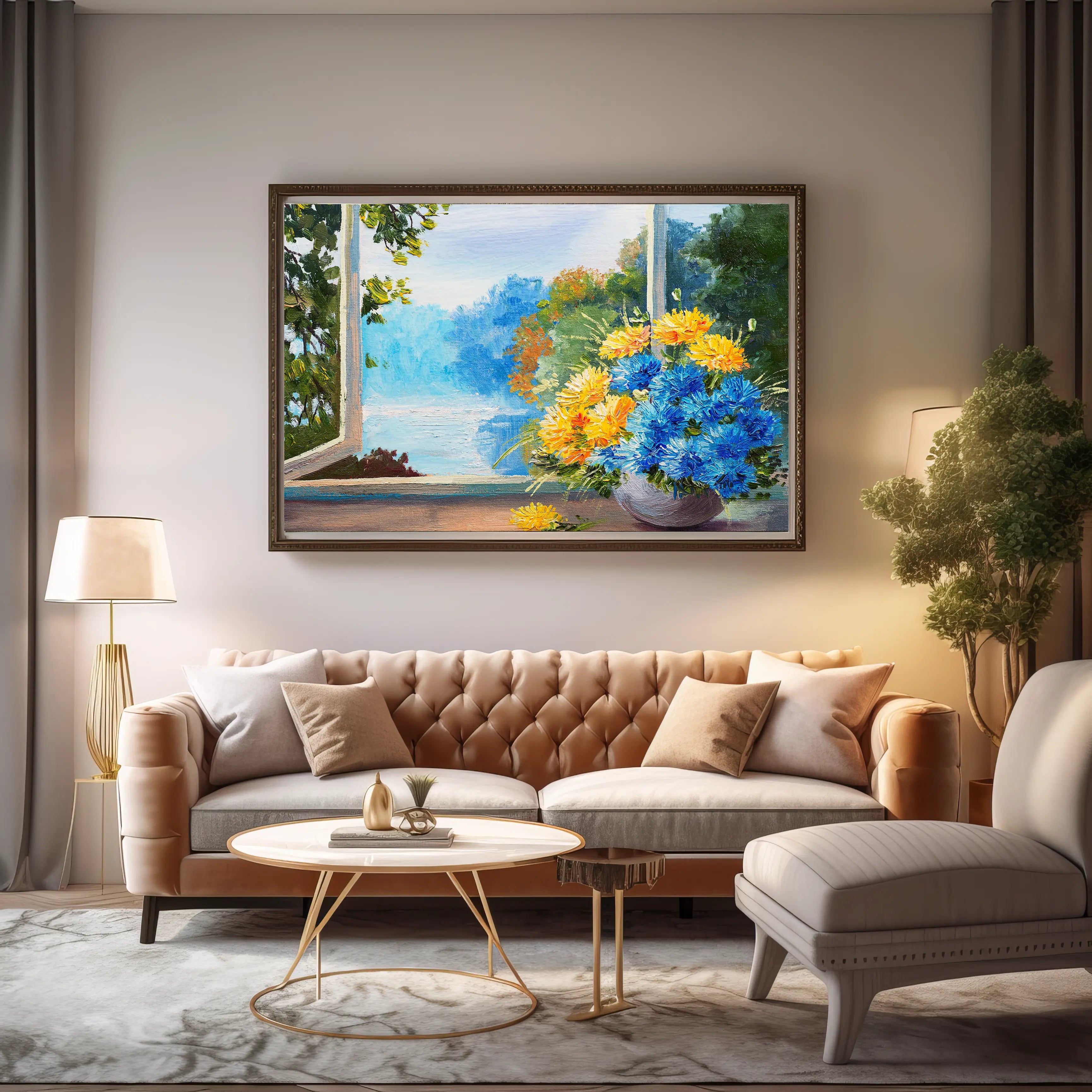 Floral Canvas Wall Art SAD959