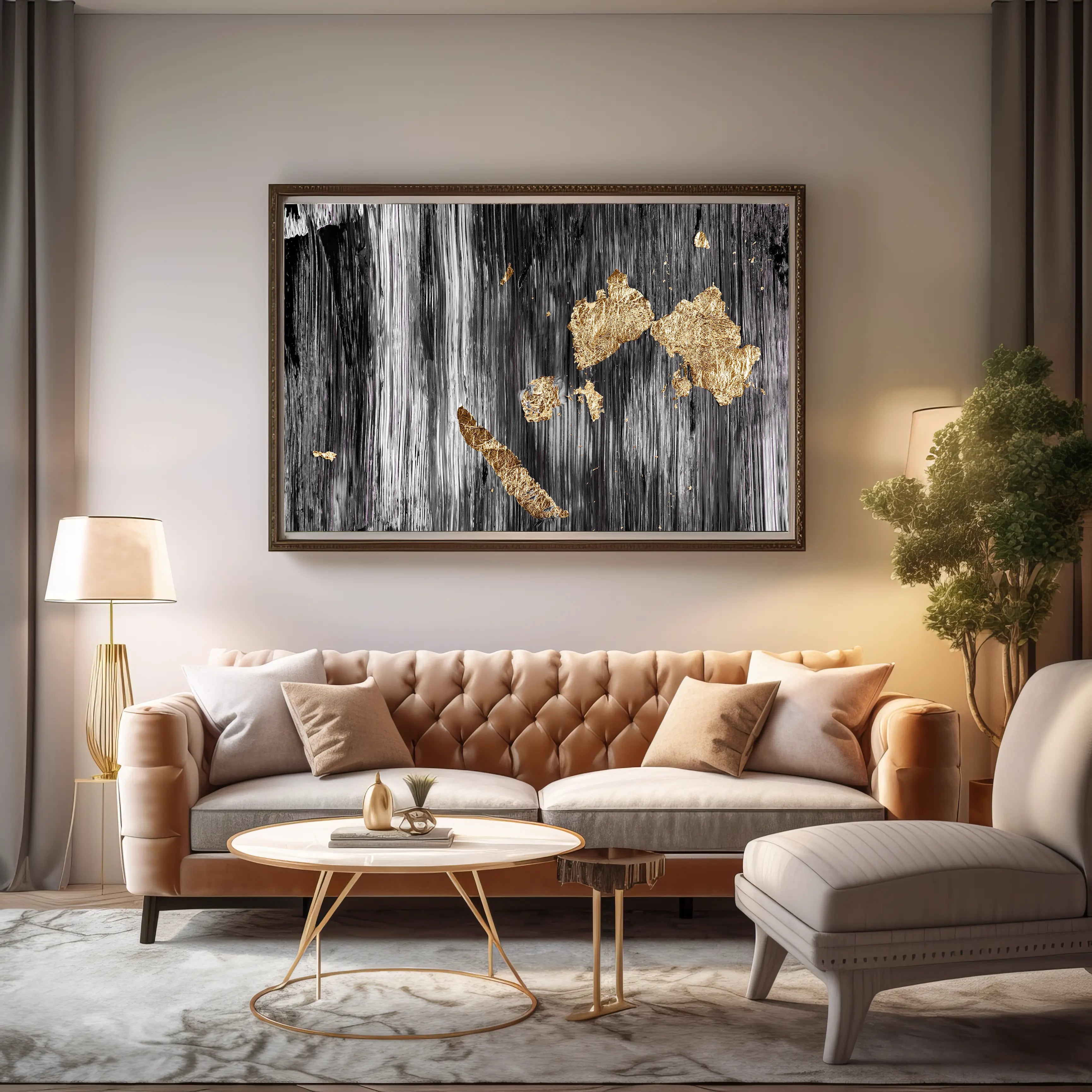 Abstract Canvas Wall Art SAD1058