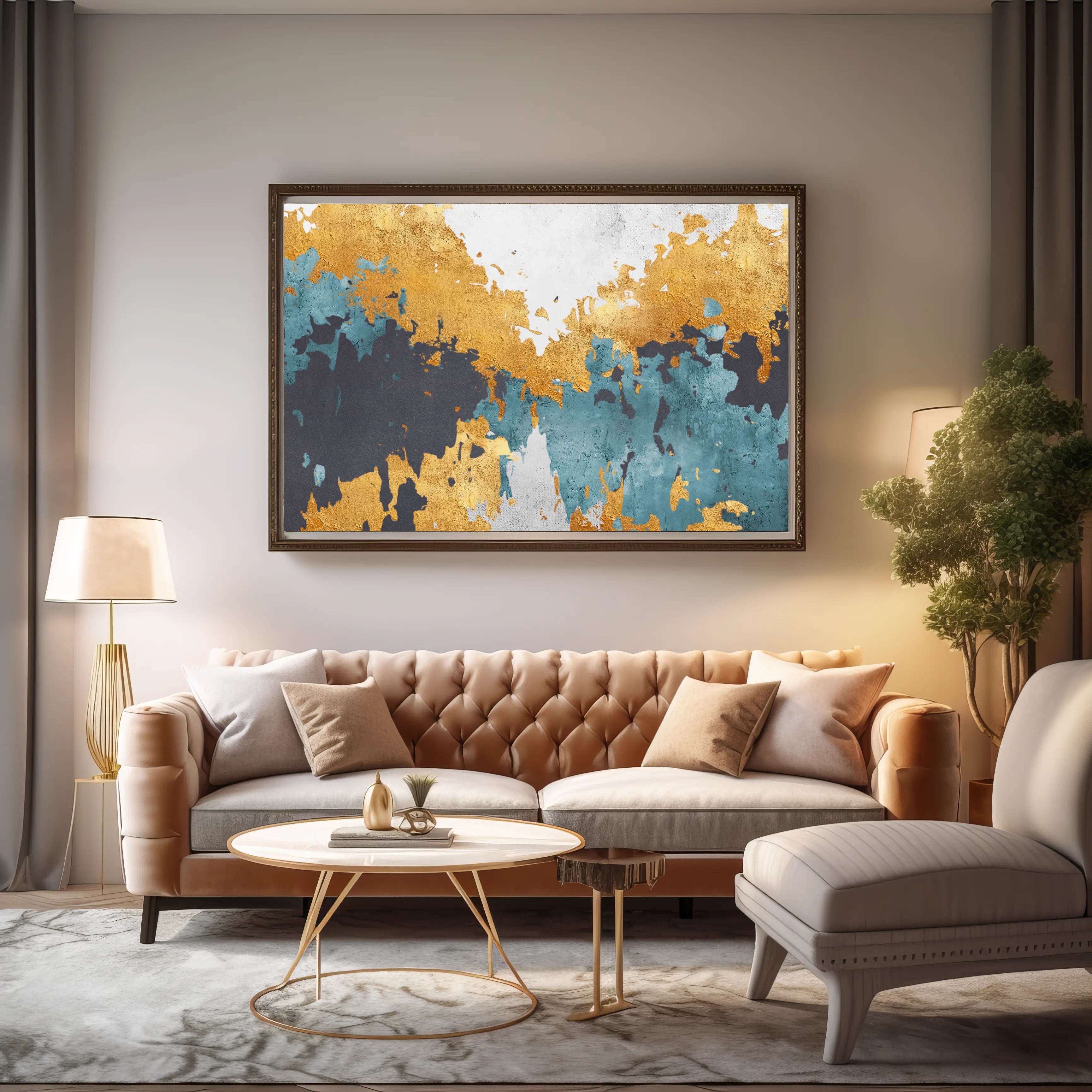 Abstract Canvas Wall Art SAD628