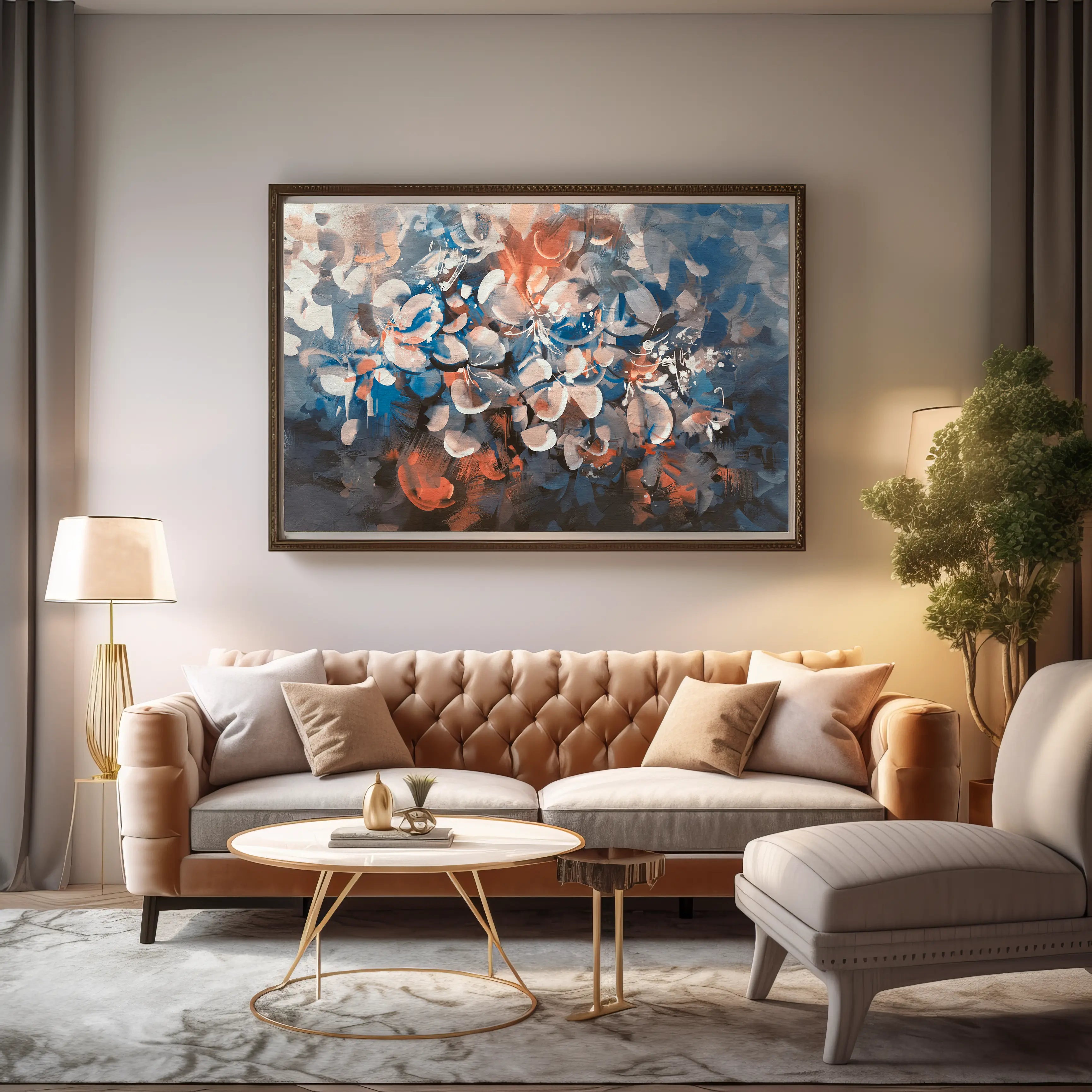 Floral Canvas Wall Art SAD559
