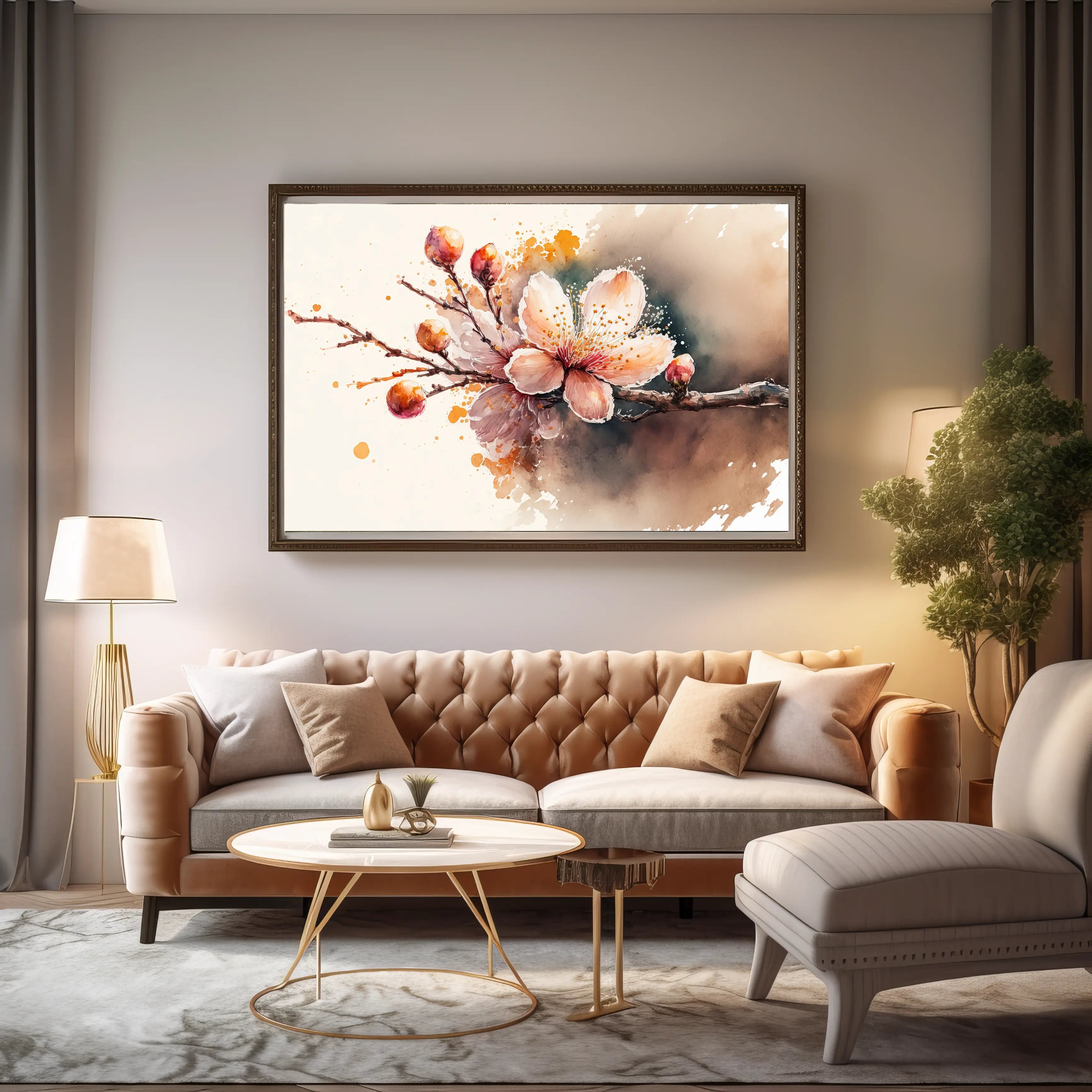 Floral Canvas Wall Art SAD743