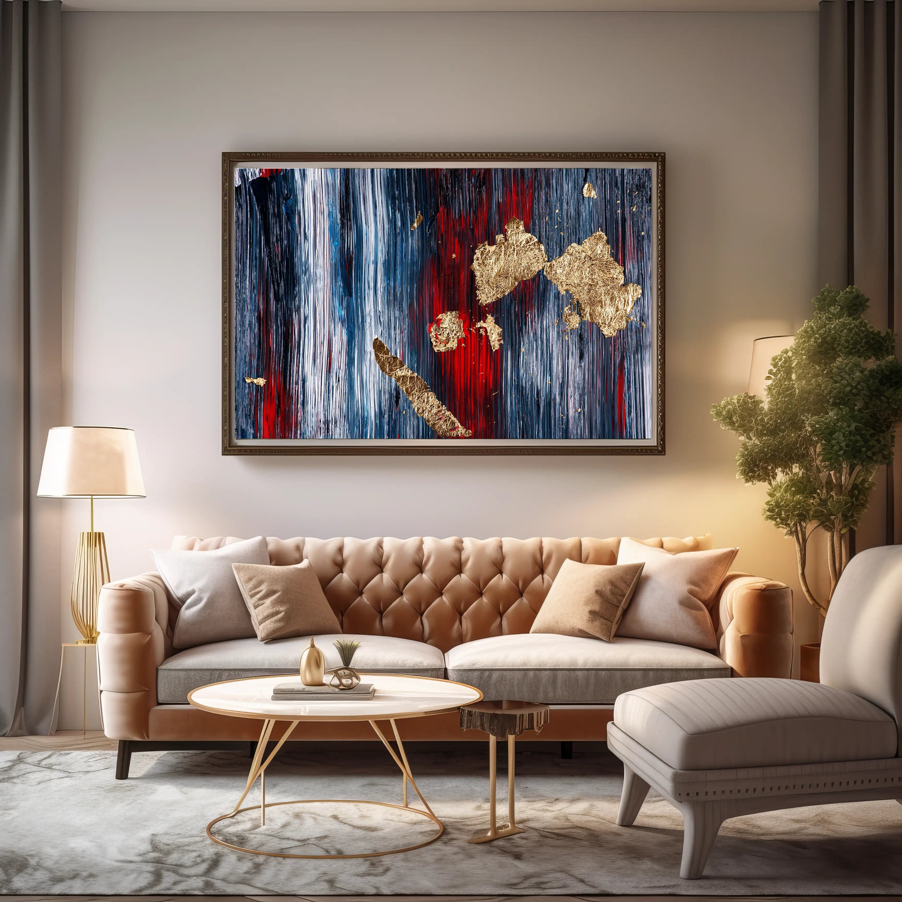 Abstract Canvas Wall Art SAD618