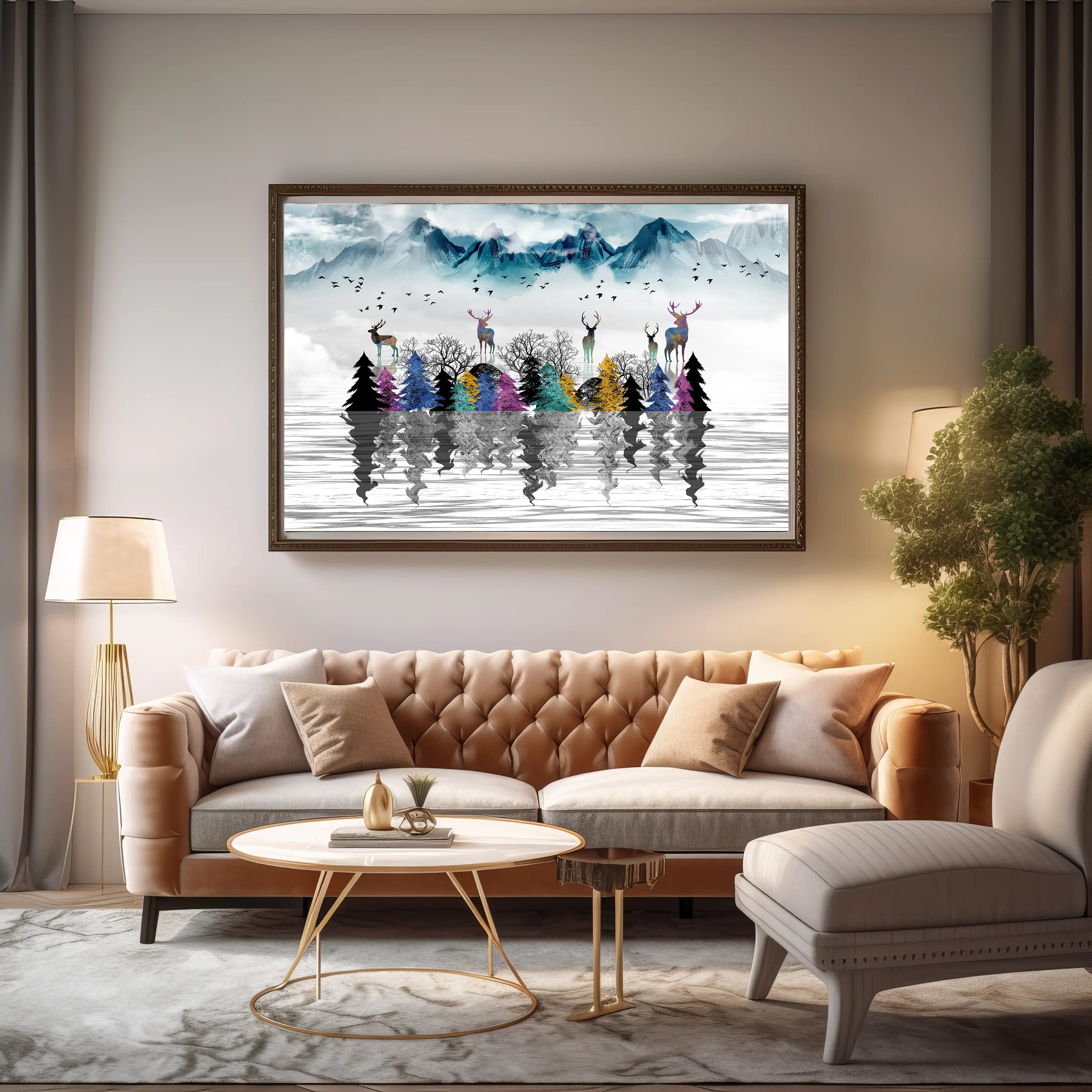 Abstract Canvas Wall Art SAD630