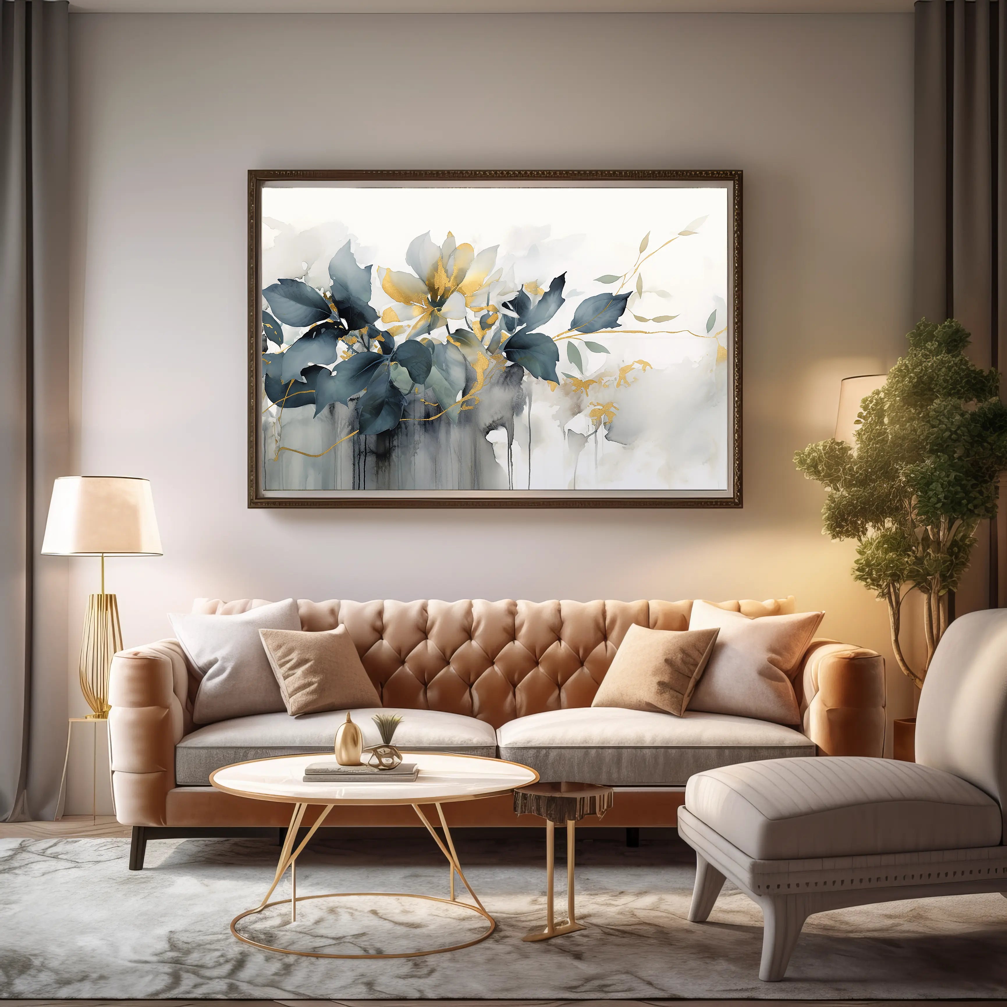 Floral Canvas Wall Art SAD673