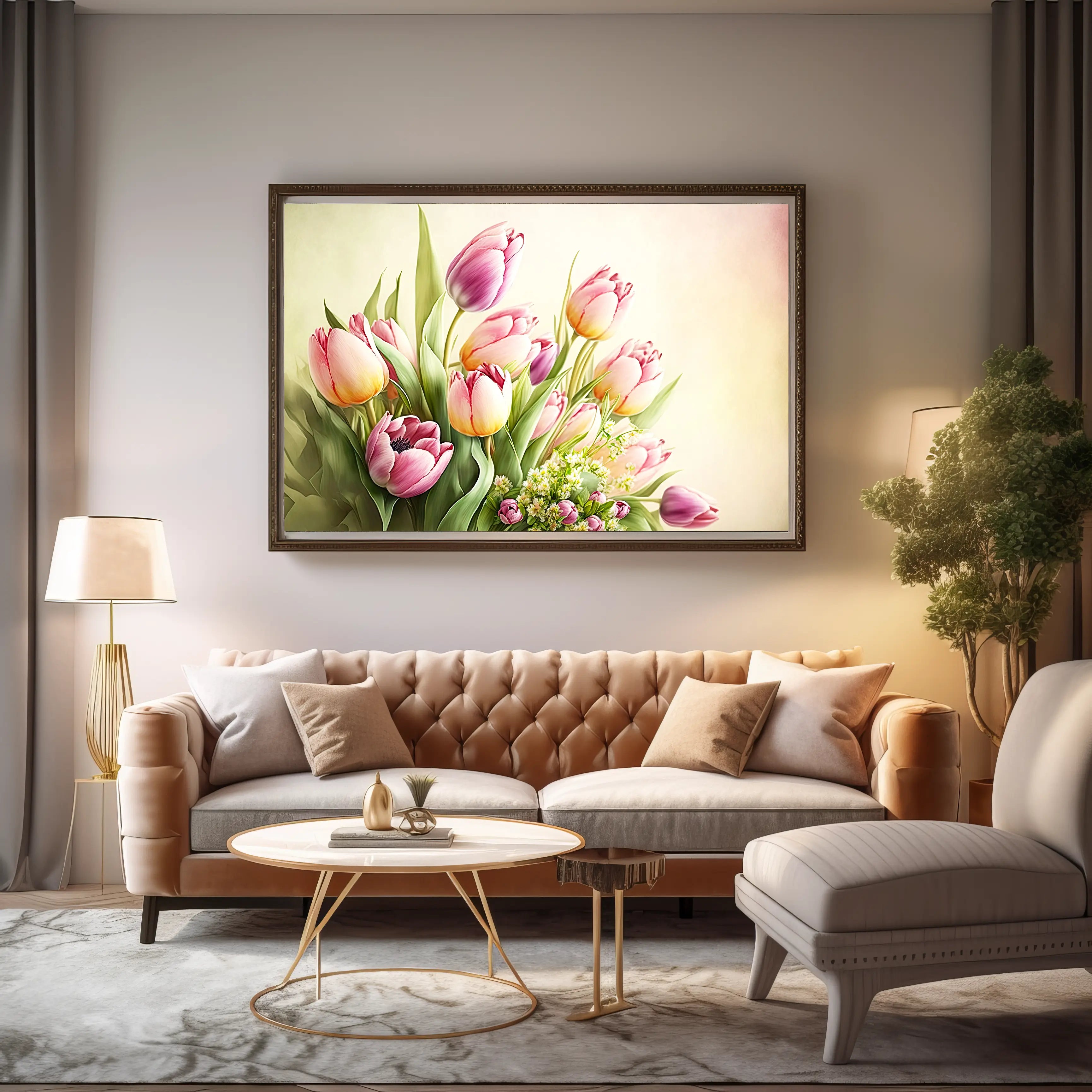 Floral Canvas Wall Art SAD594