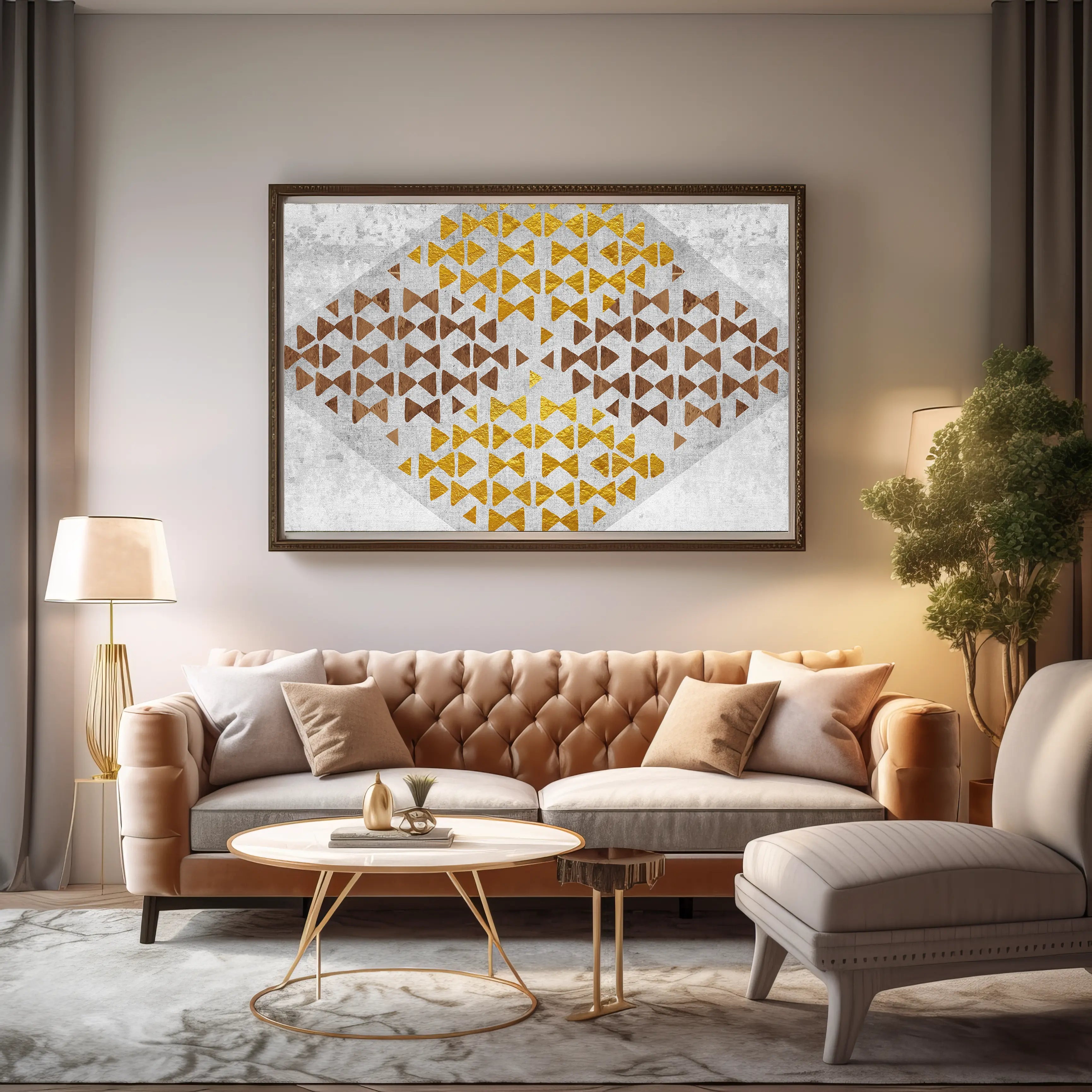 Abstract Canvas Wall Art SAD593