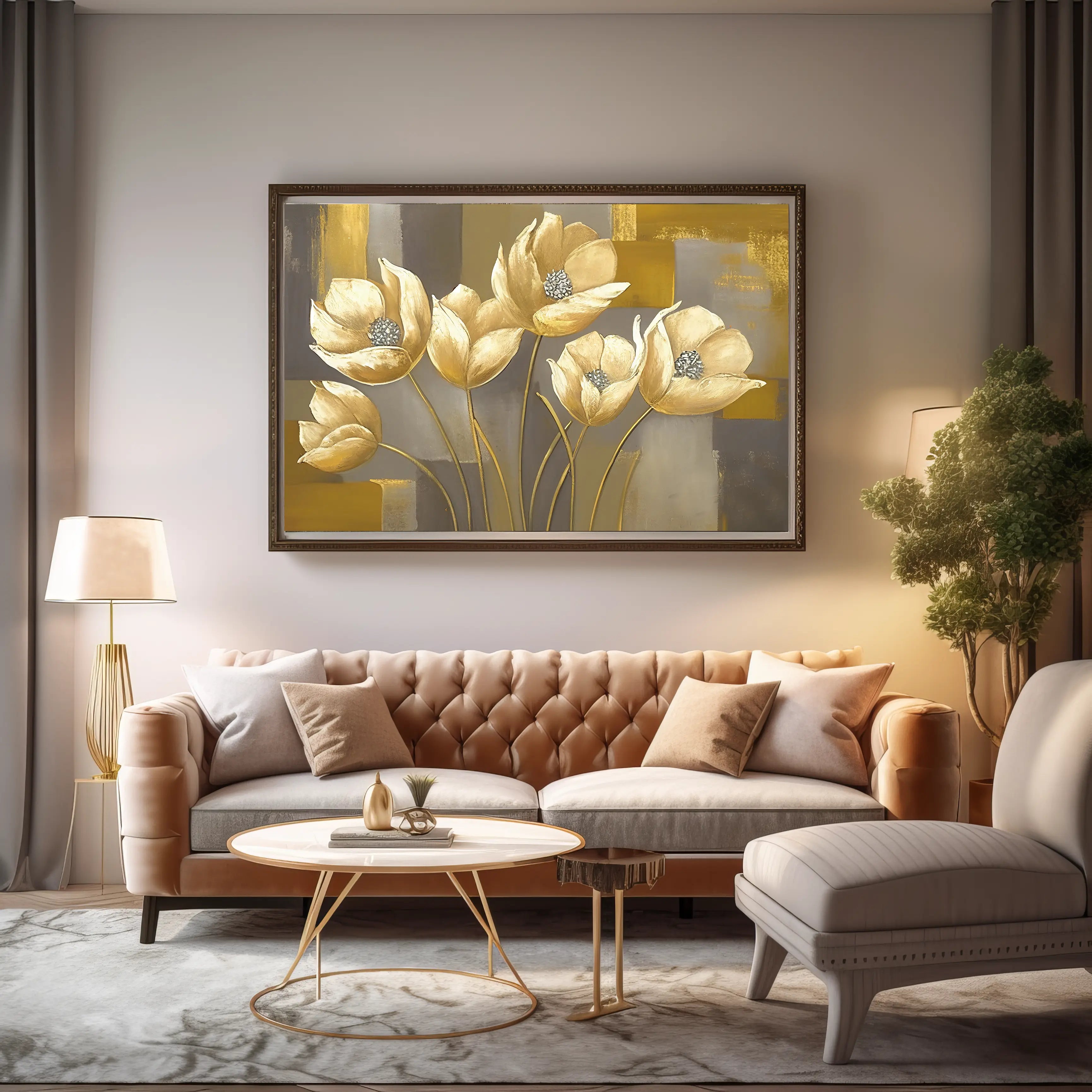 Floral Canvas Wall Art SAD1049
