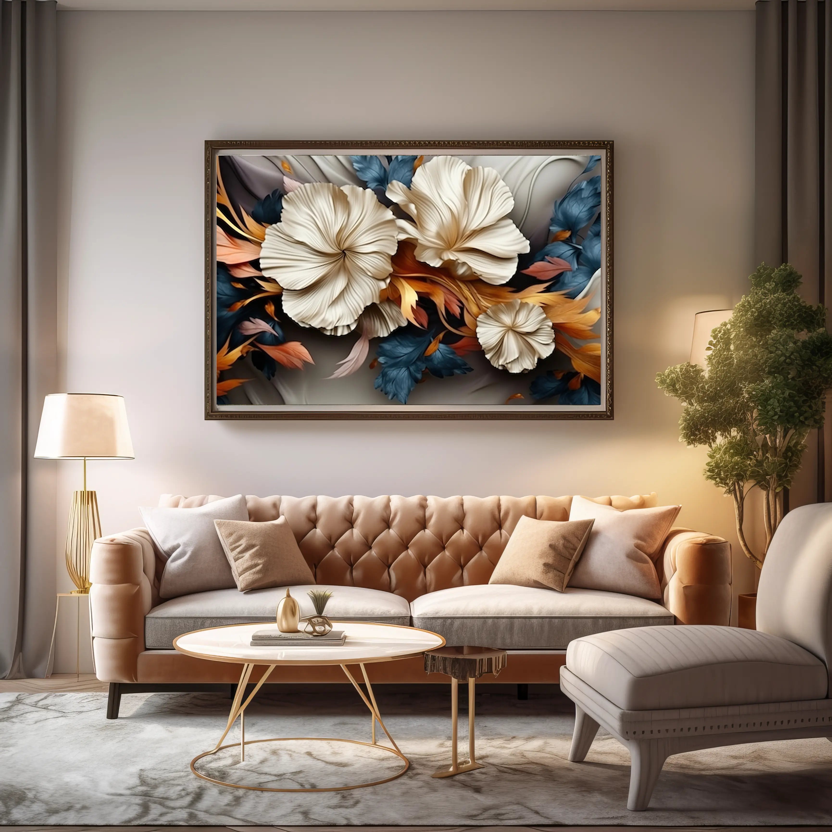 Floral Canvas Wall Art SAD1715