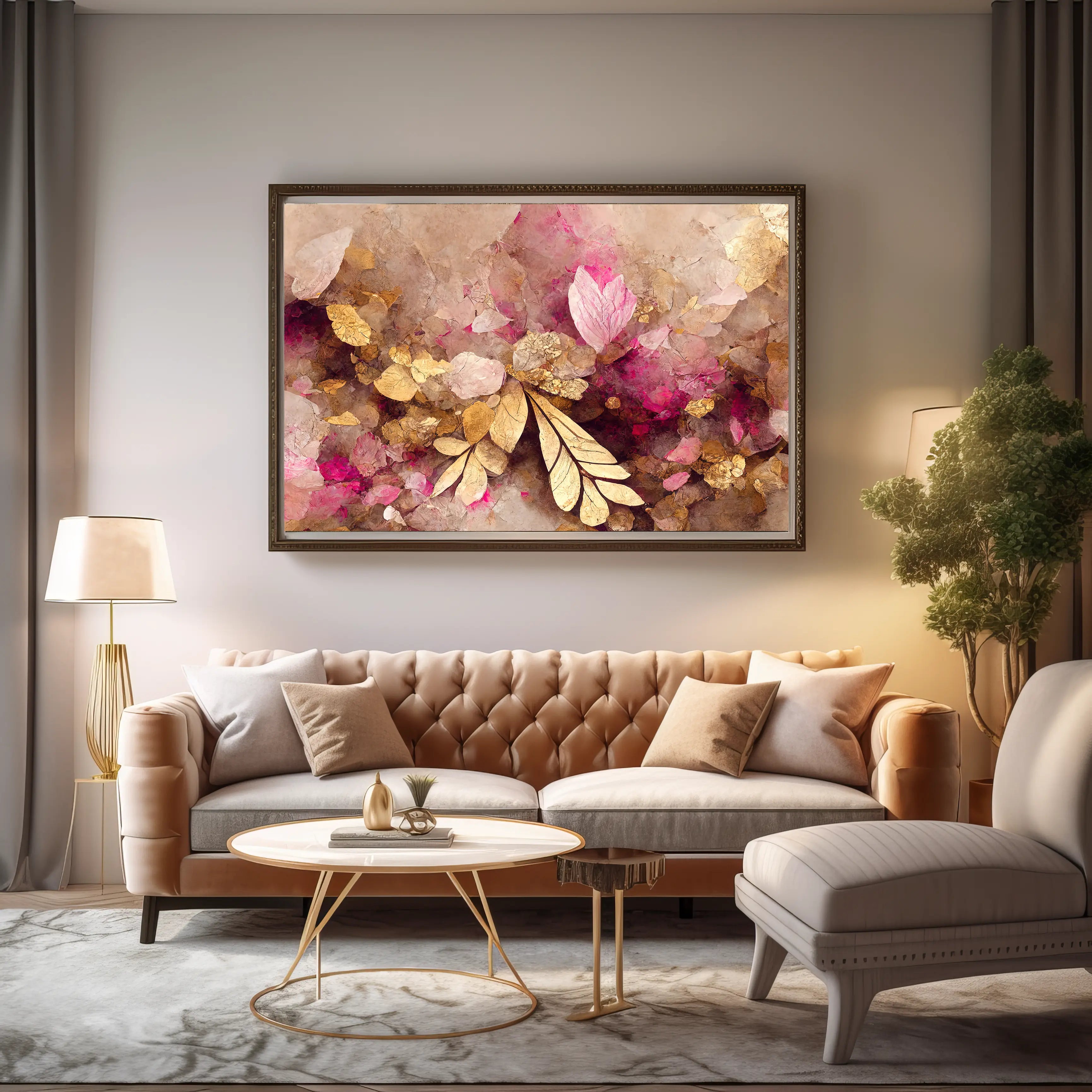 Floral Canvas Wall Art SAD681