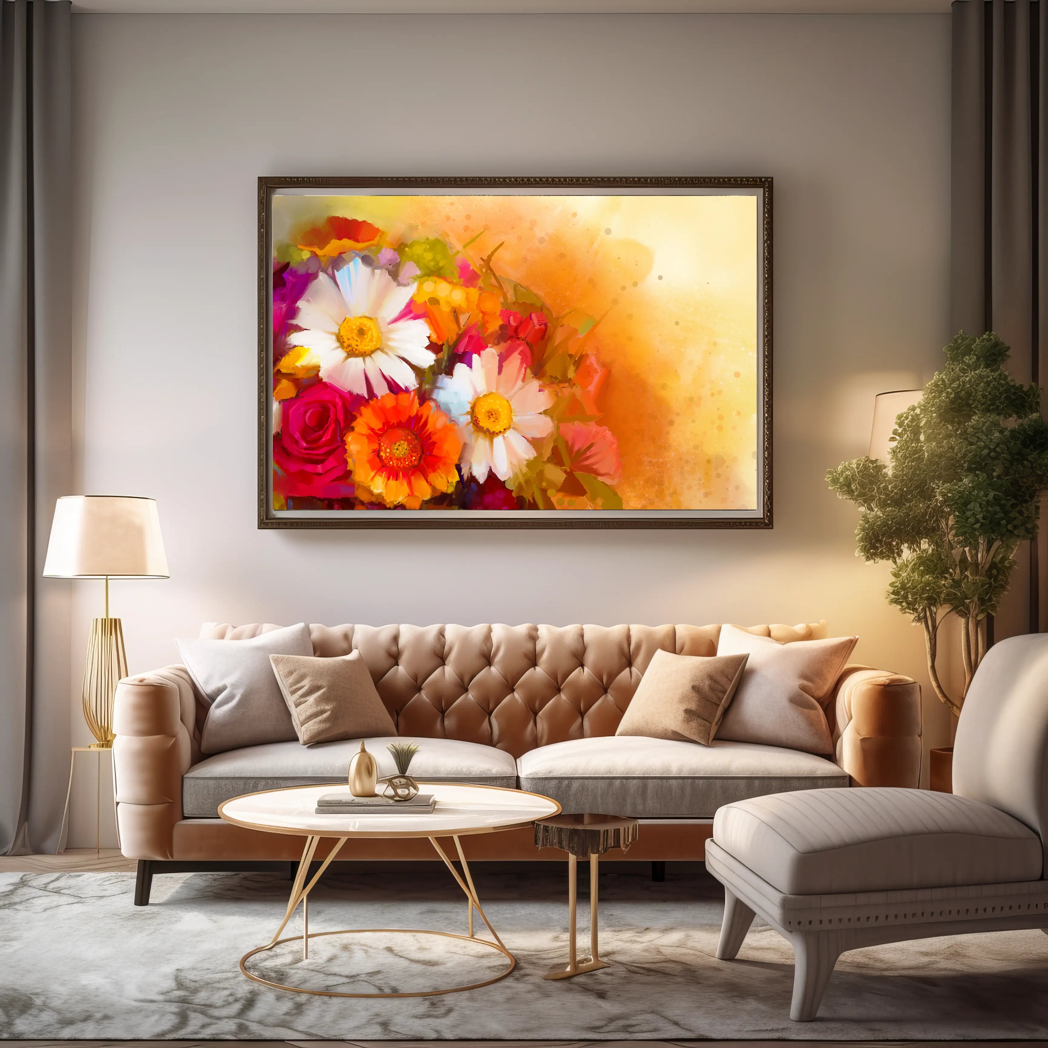 Floral Canvas Wall Art SAD827
