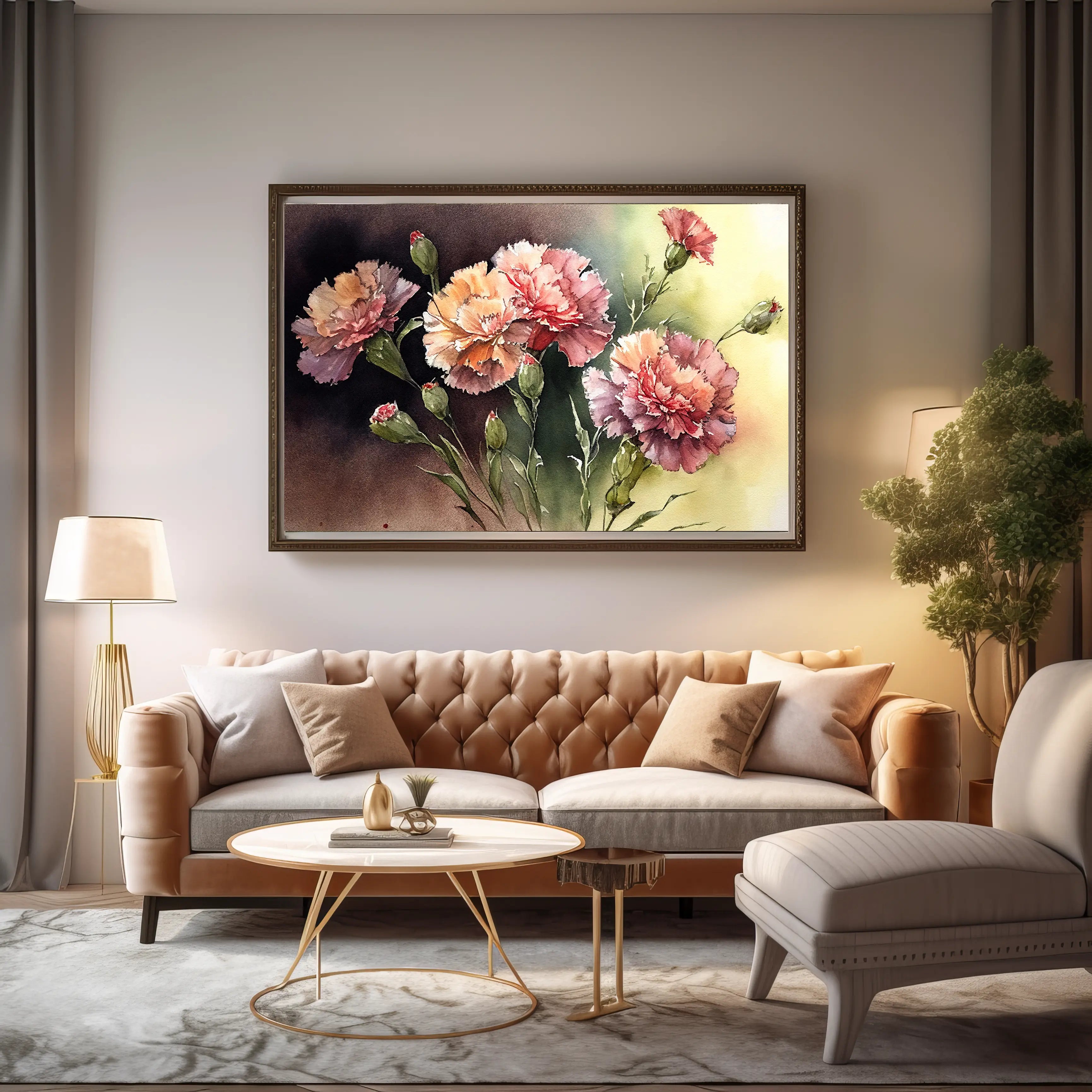 Floral Canvas Wall Art SAD646