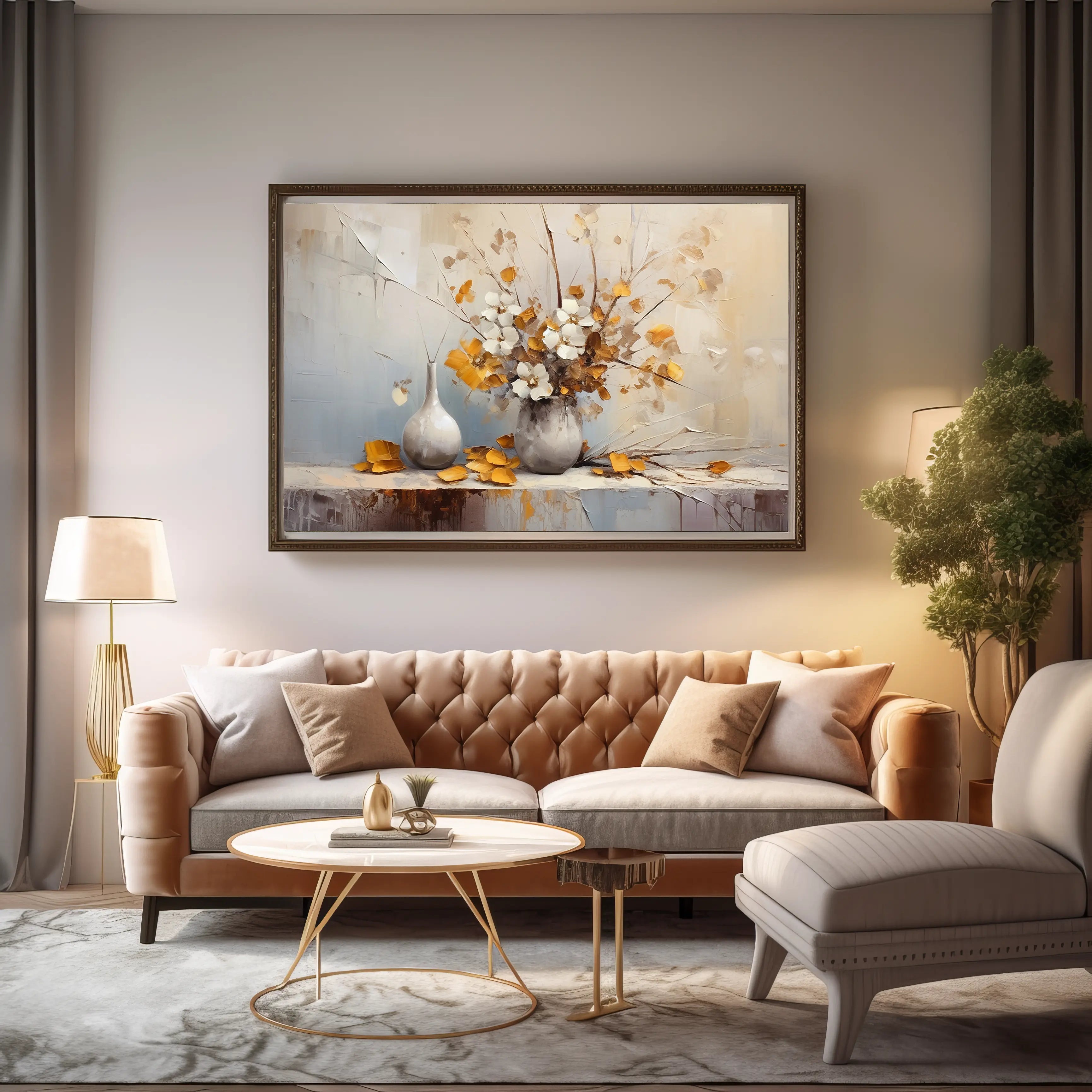 Floral Canvas Wall Art SAD729
