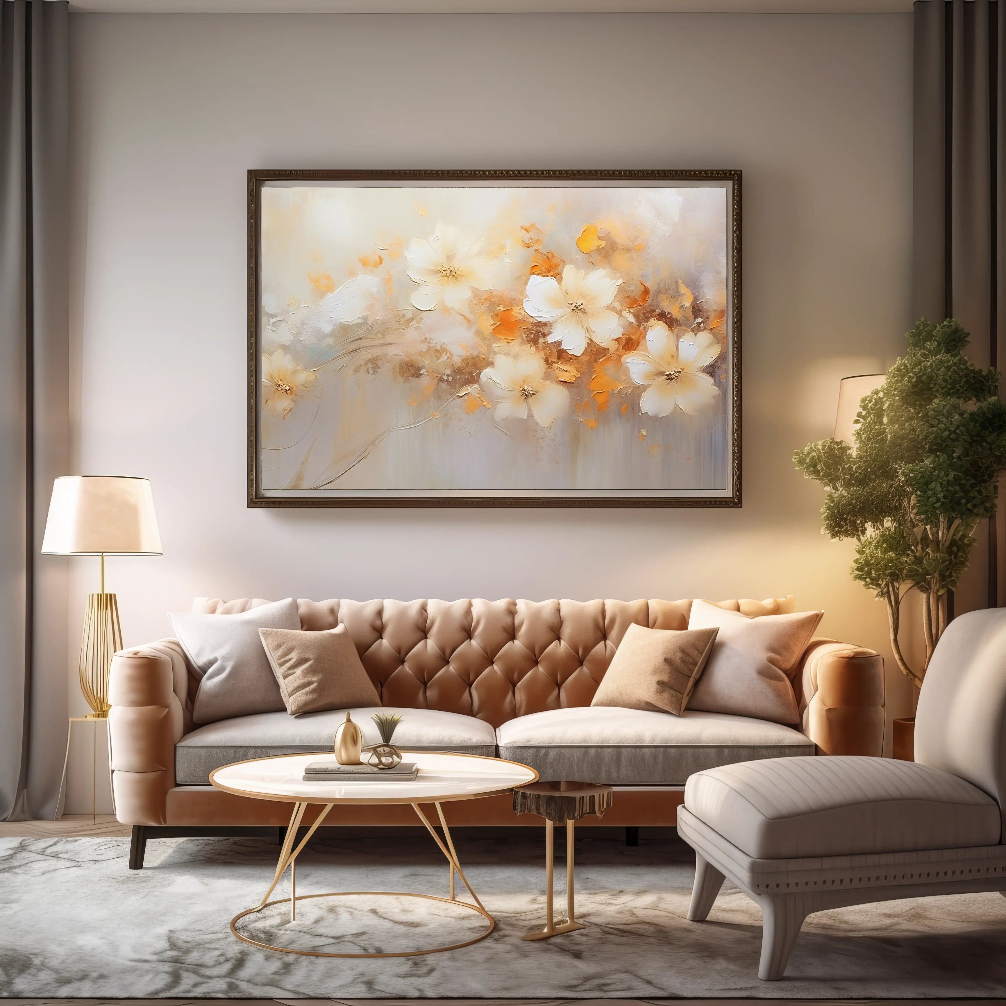 Floral Canvas Wall Art SAD2048