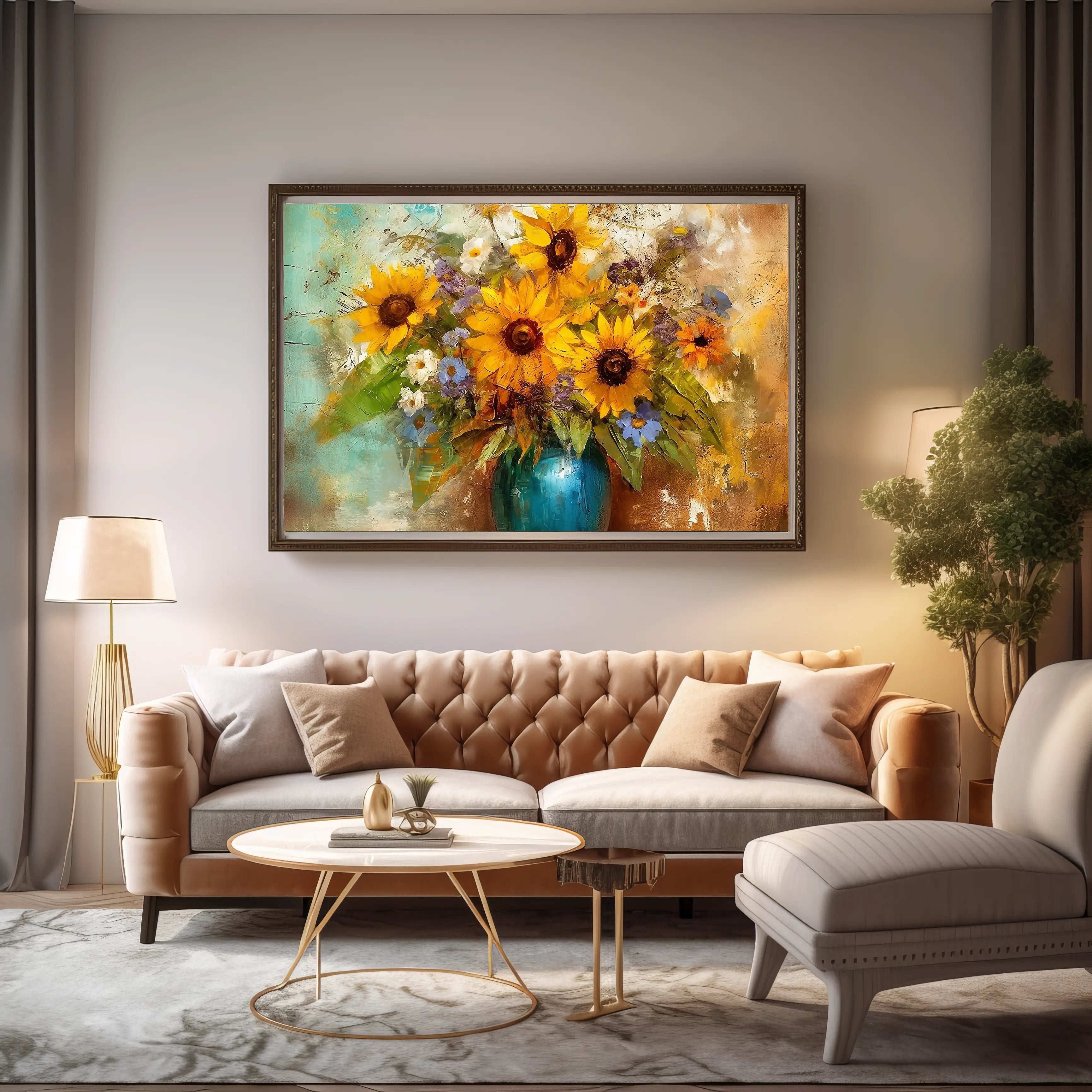 Floral Canvas Wall Art SAD704