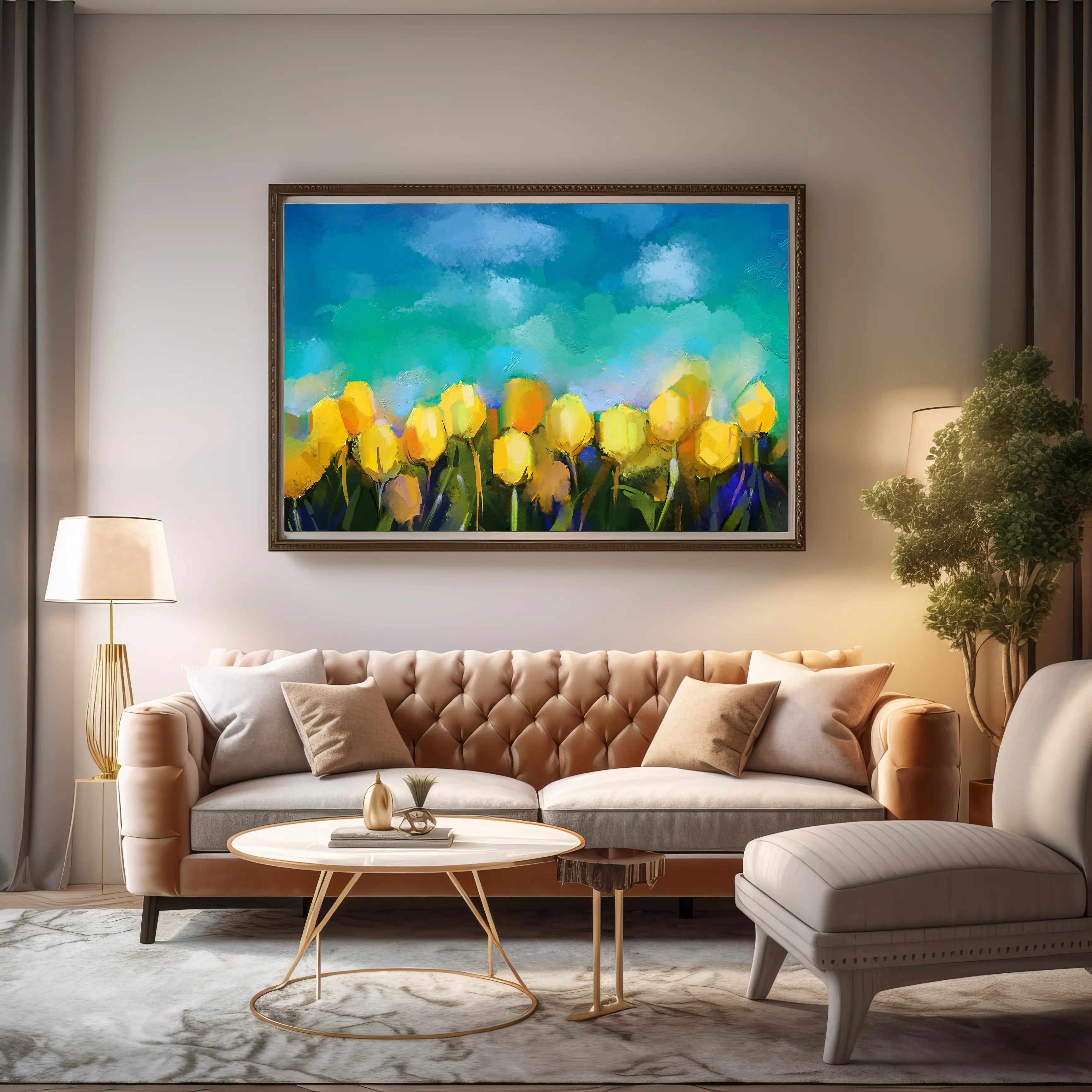 Floral Canvas Wall Art SAD819