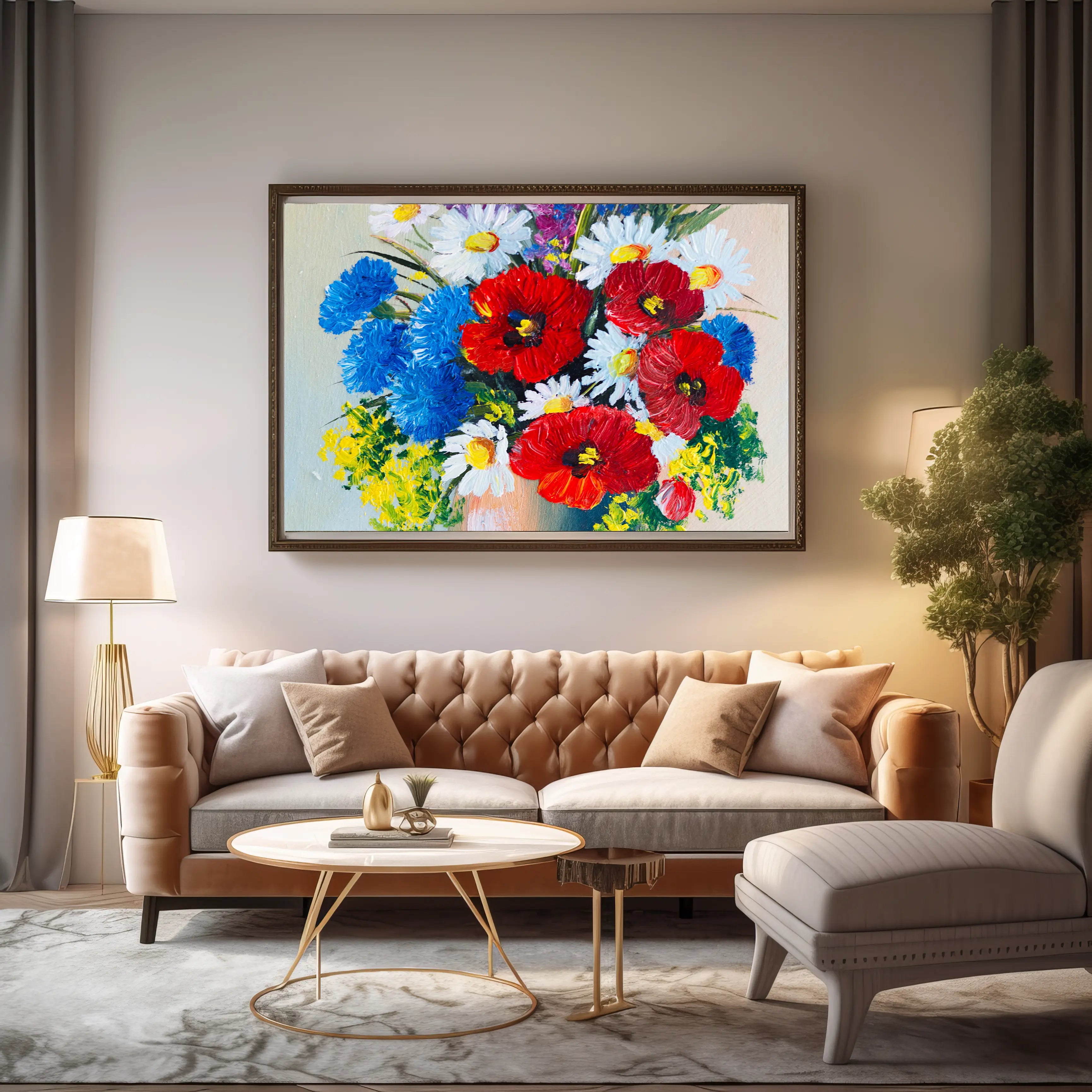 Floral Canvas Wall Art SAD980