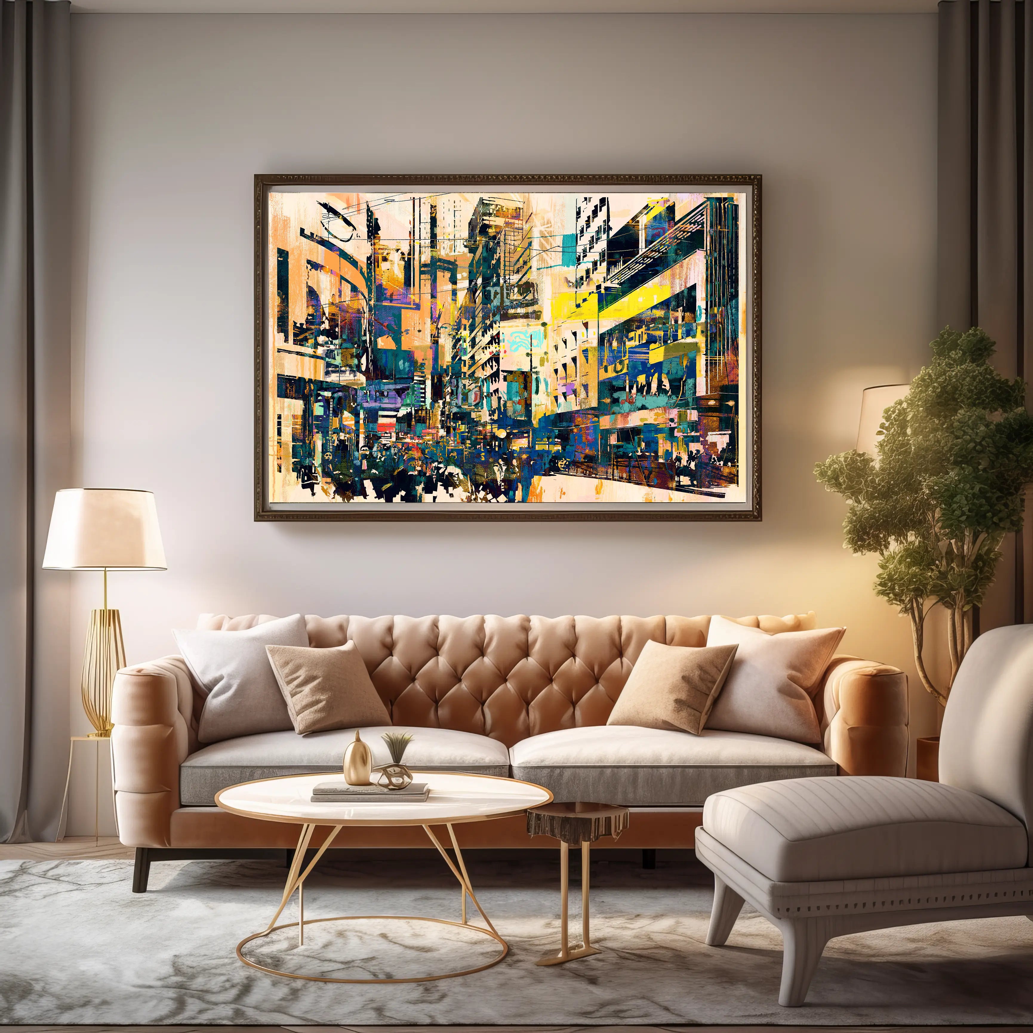 Abstract Canvas Wall Art SAD832