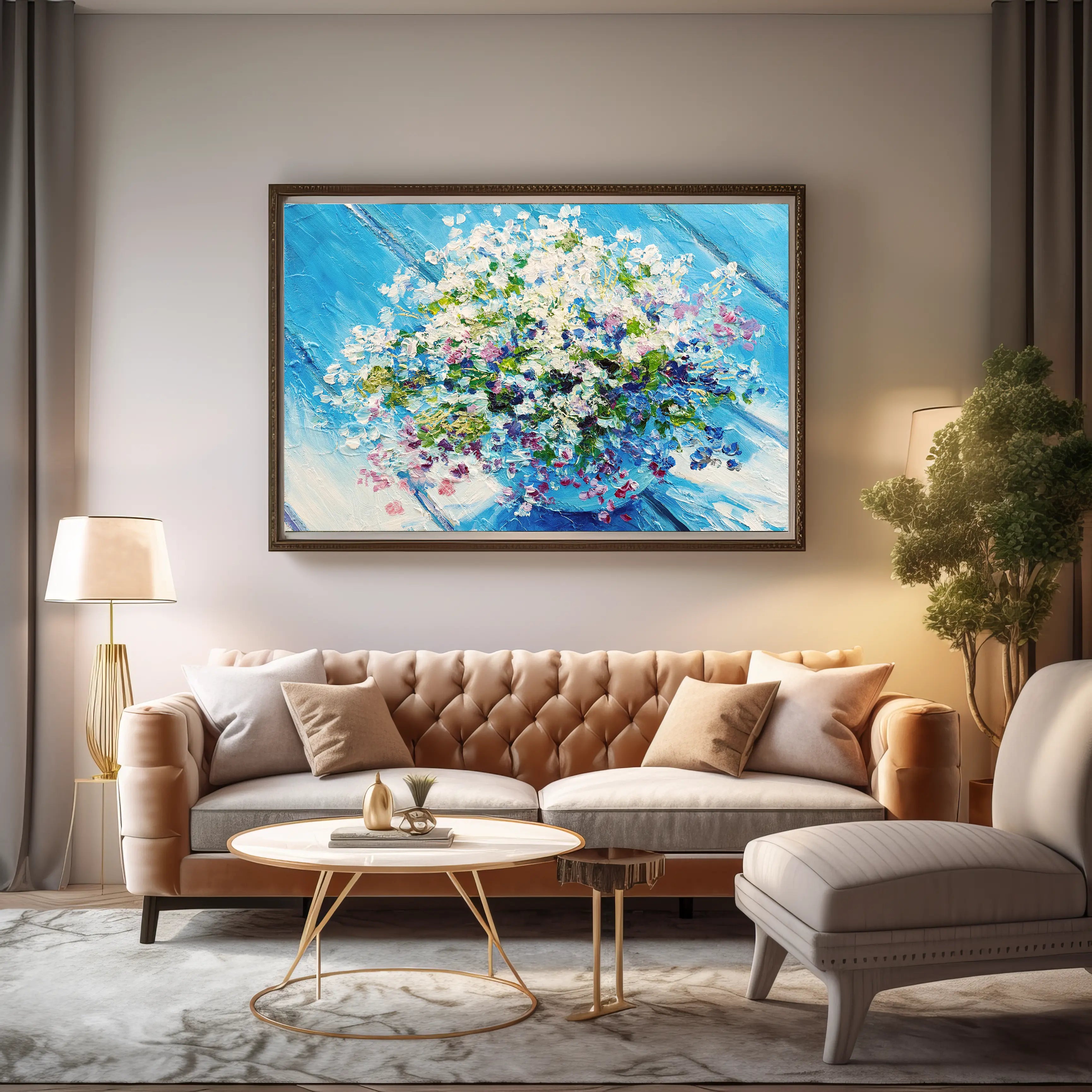 Floral Canvas Wall Art SAD1108