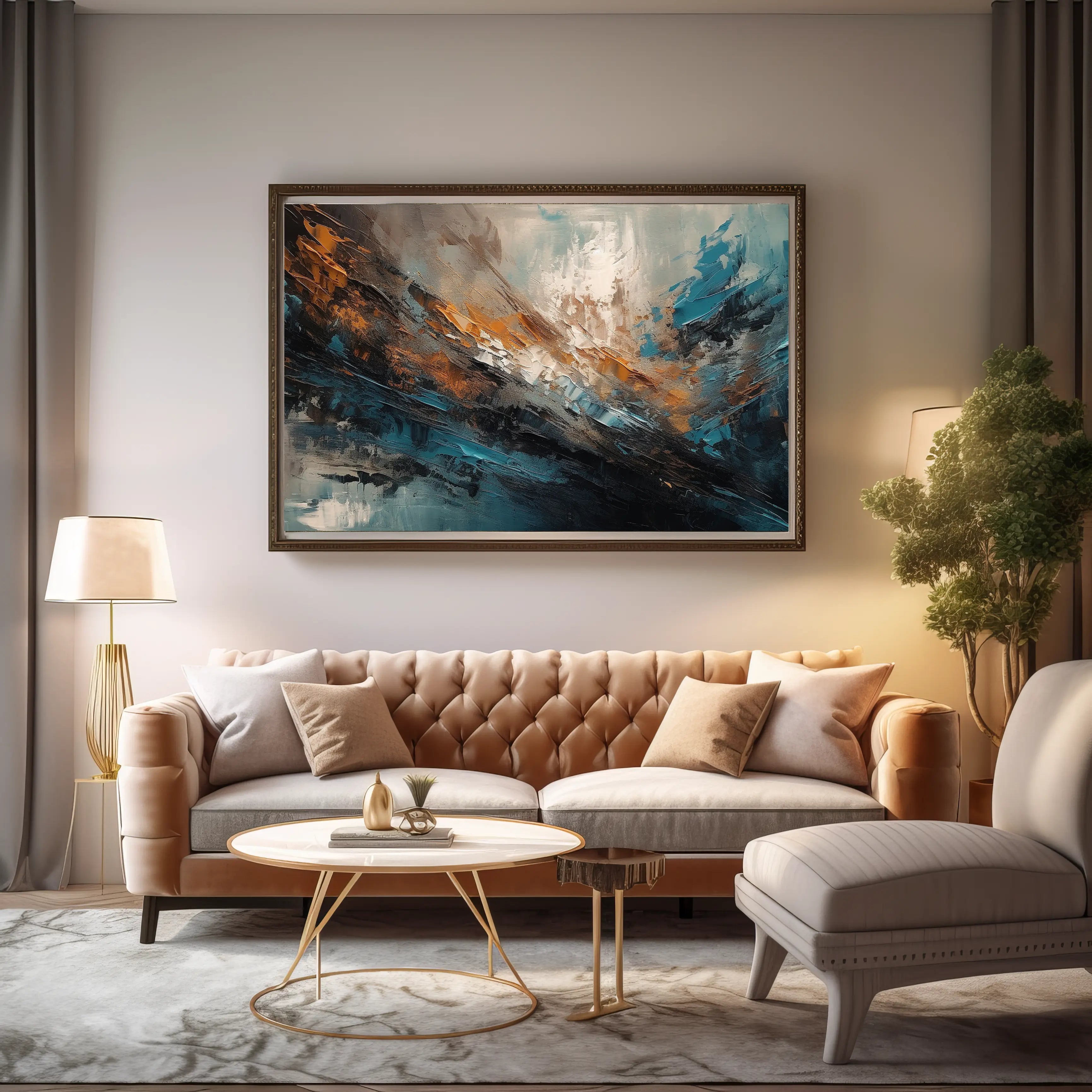 Abstract Canvas Wall Art SAD727