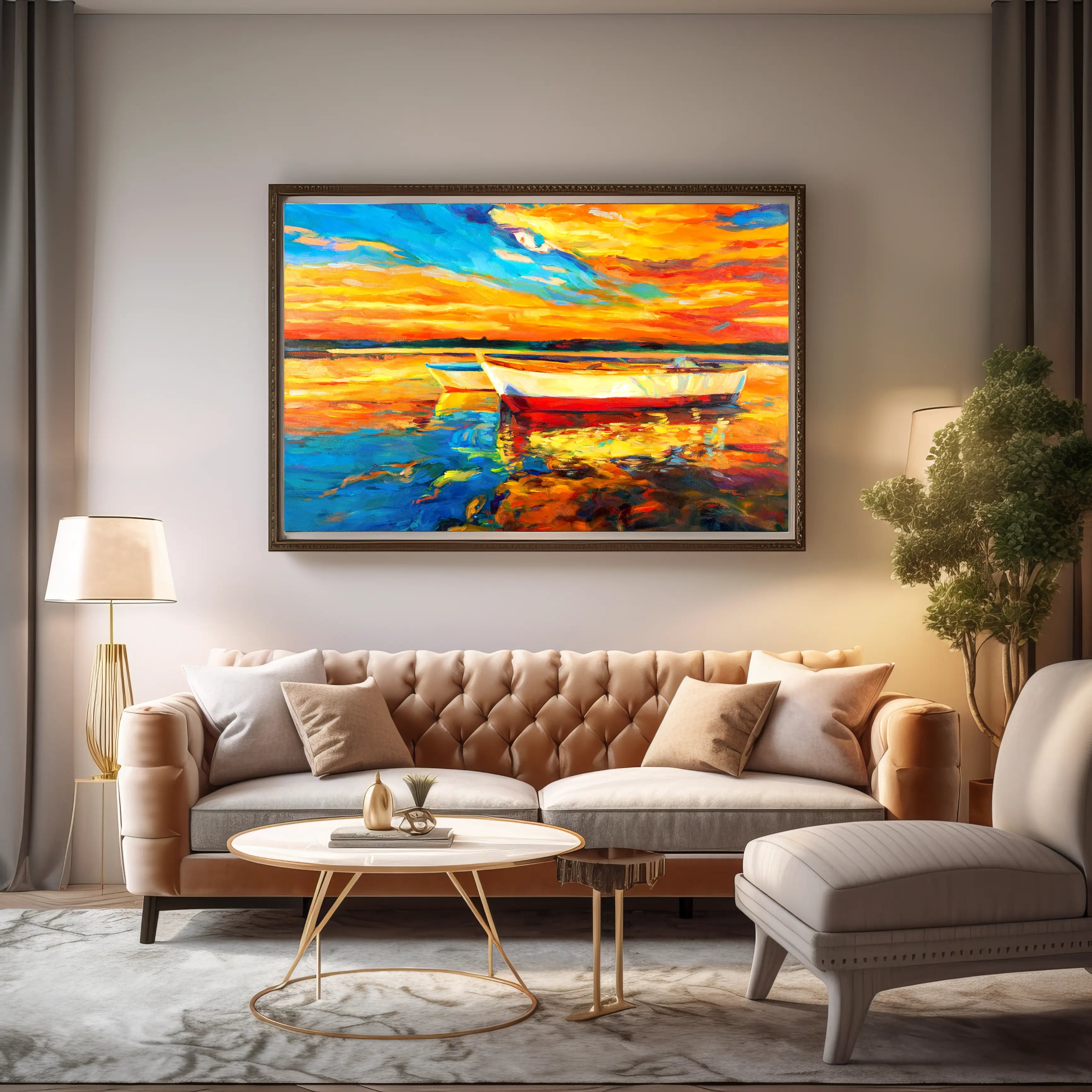 Abstract Canvas Wall Art SAD782
