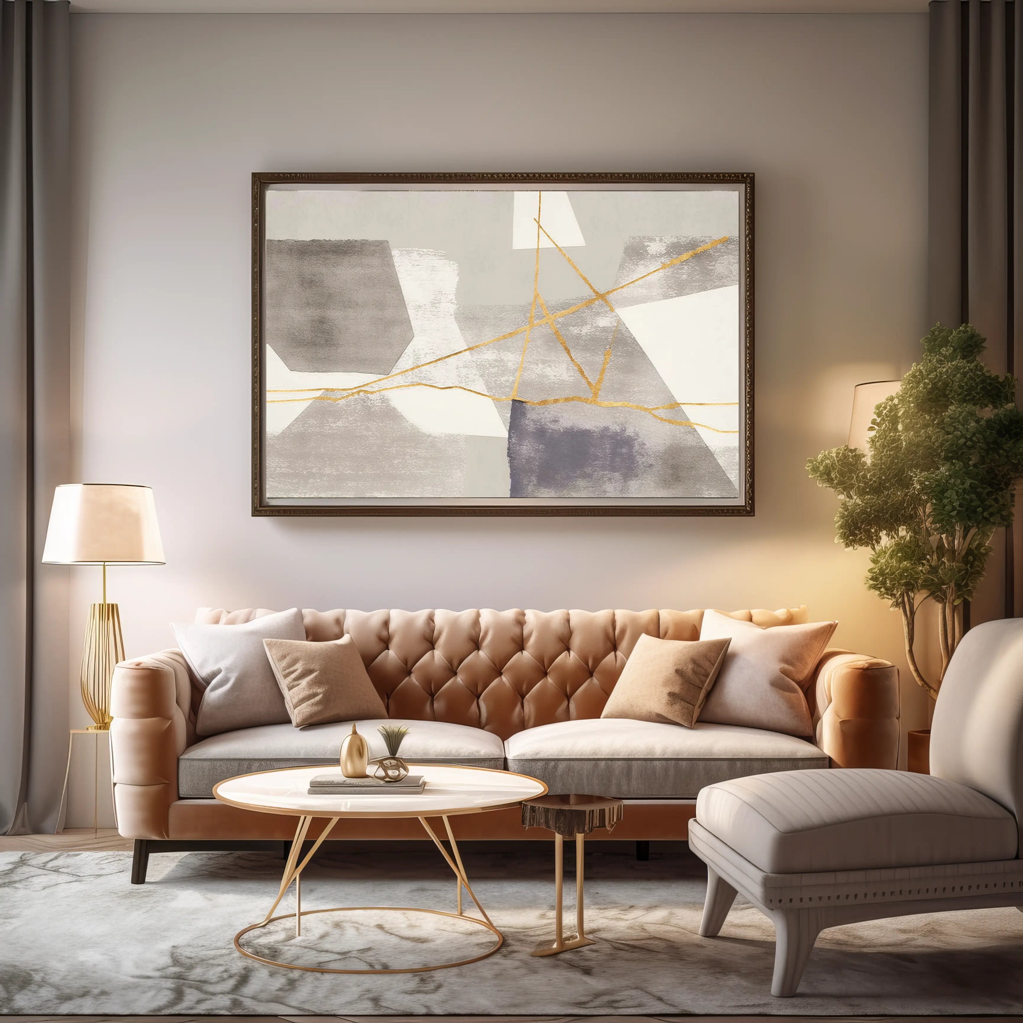 Abstract Canvas Wall Art SAD2056