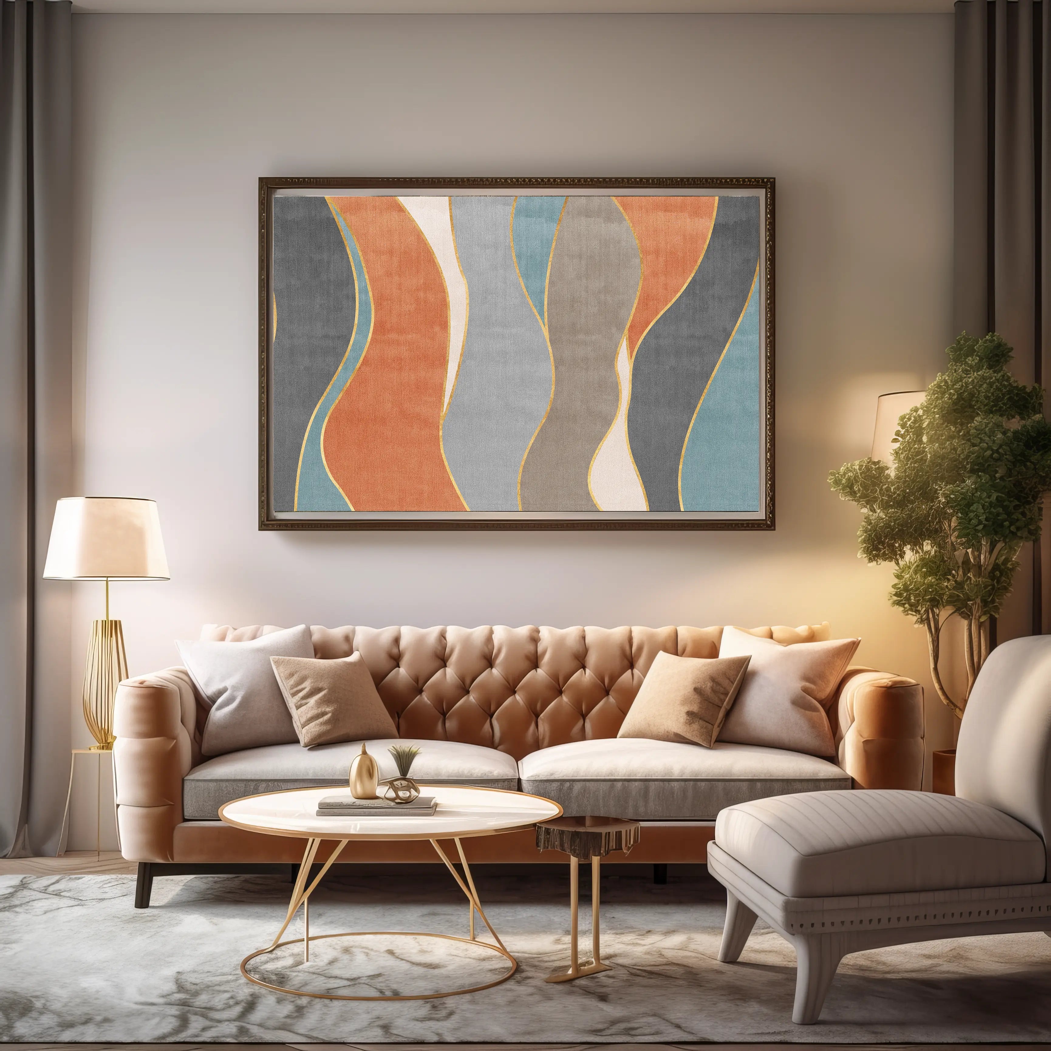 Abstract Canvas Wall Art SAD2160