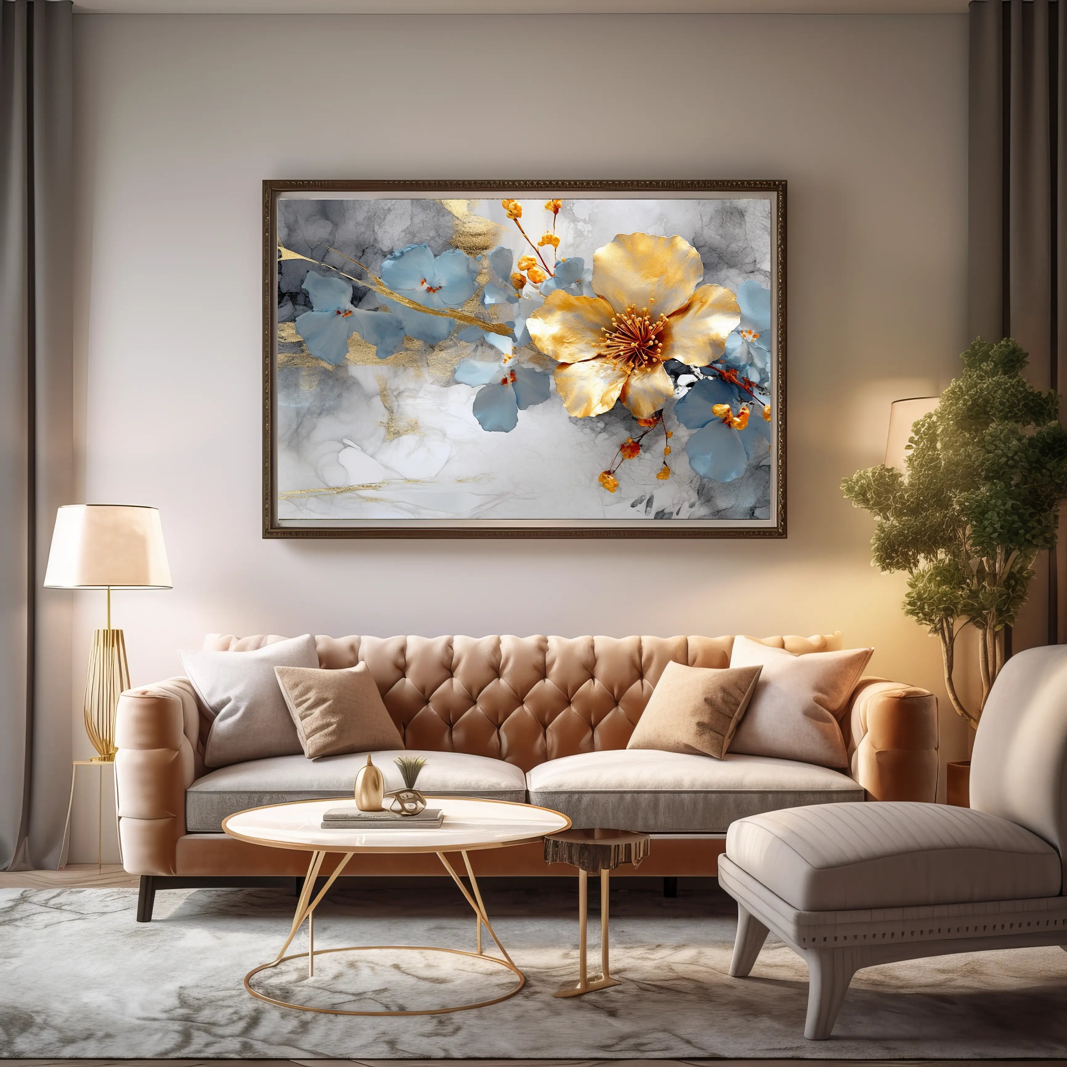 Floral Canvas Wall Art SAD548
