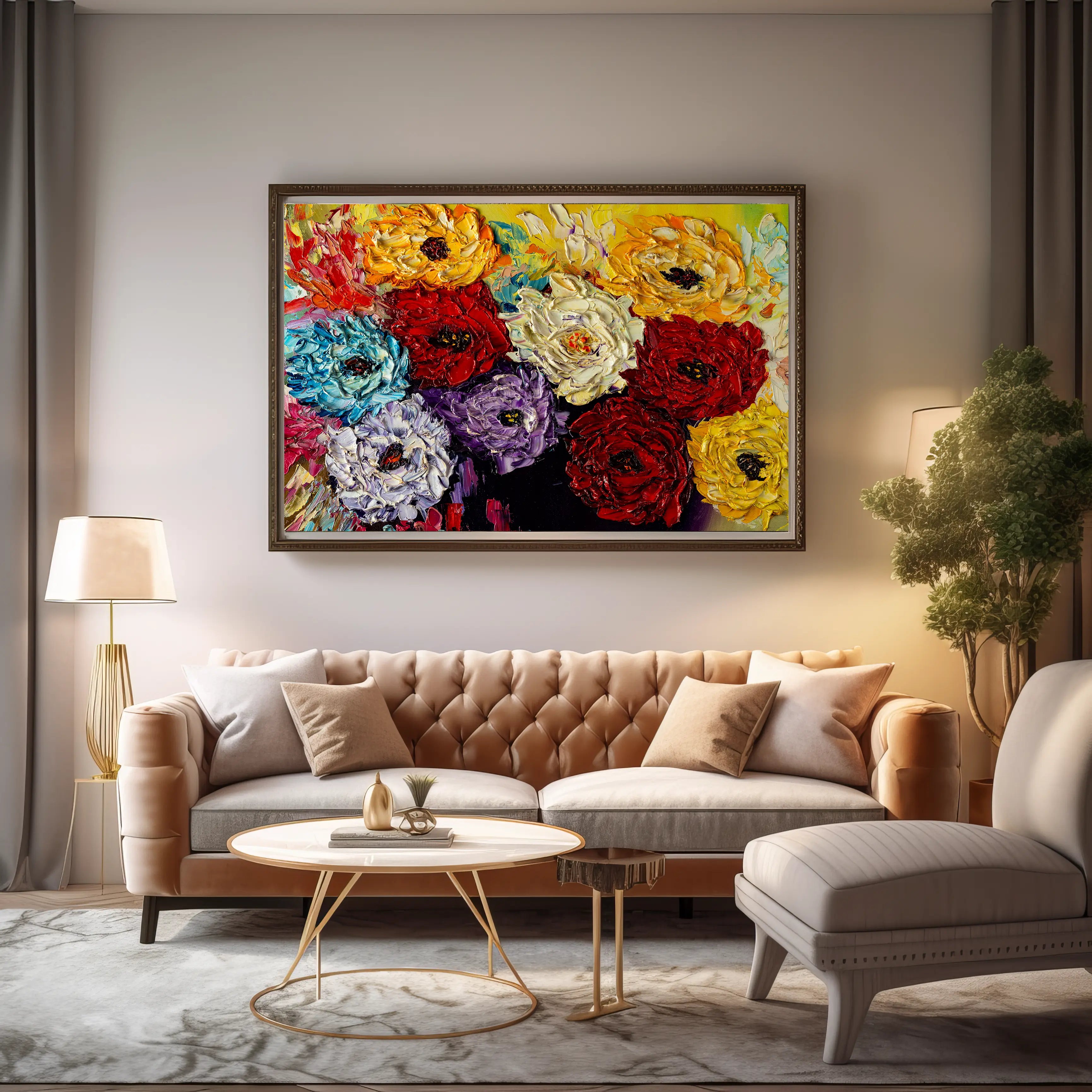 Floral Canvas Wall Art SAD1111