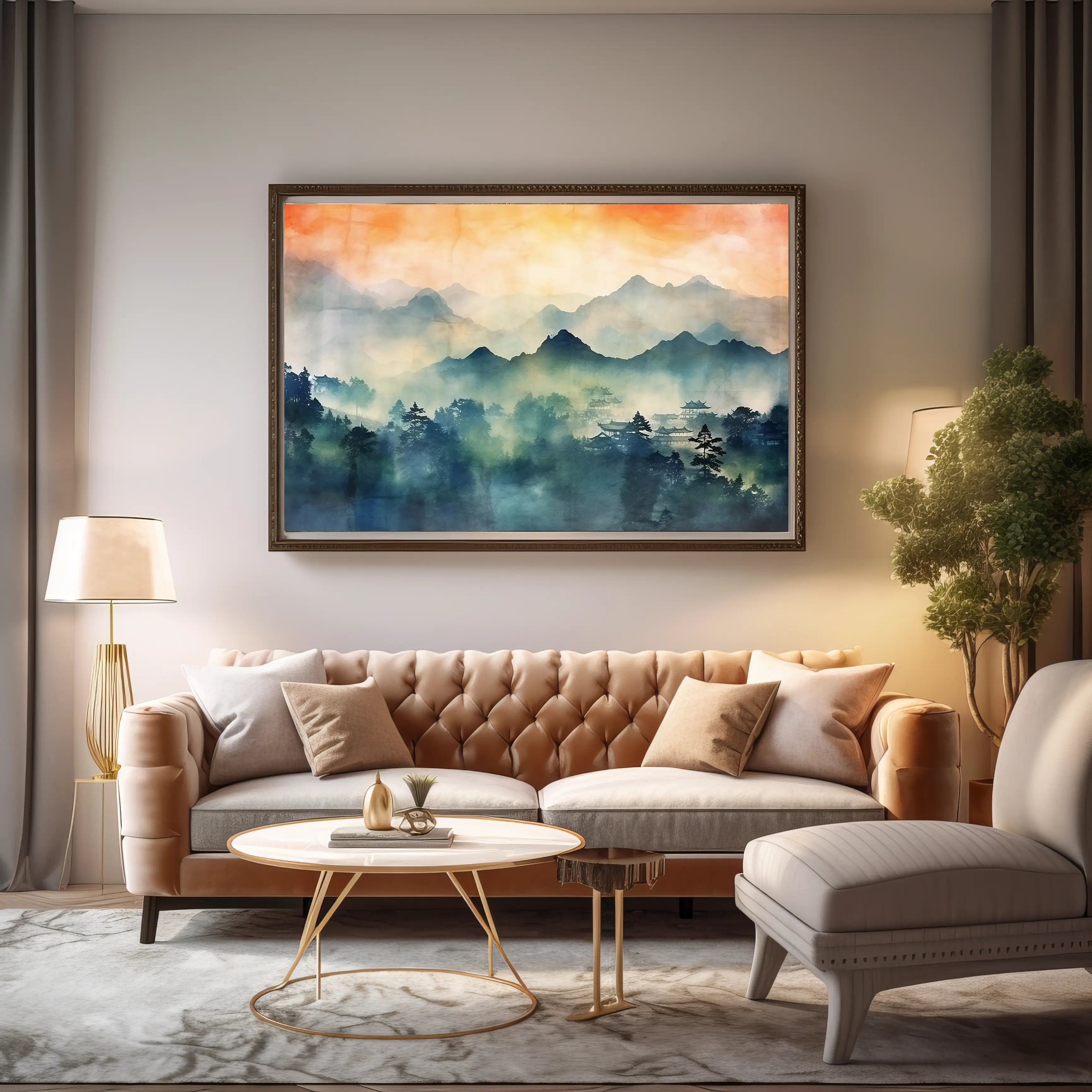 Abstract Canvas Wall Art SAD1862