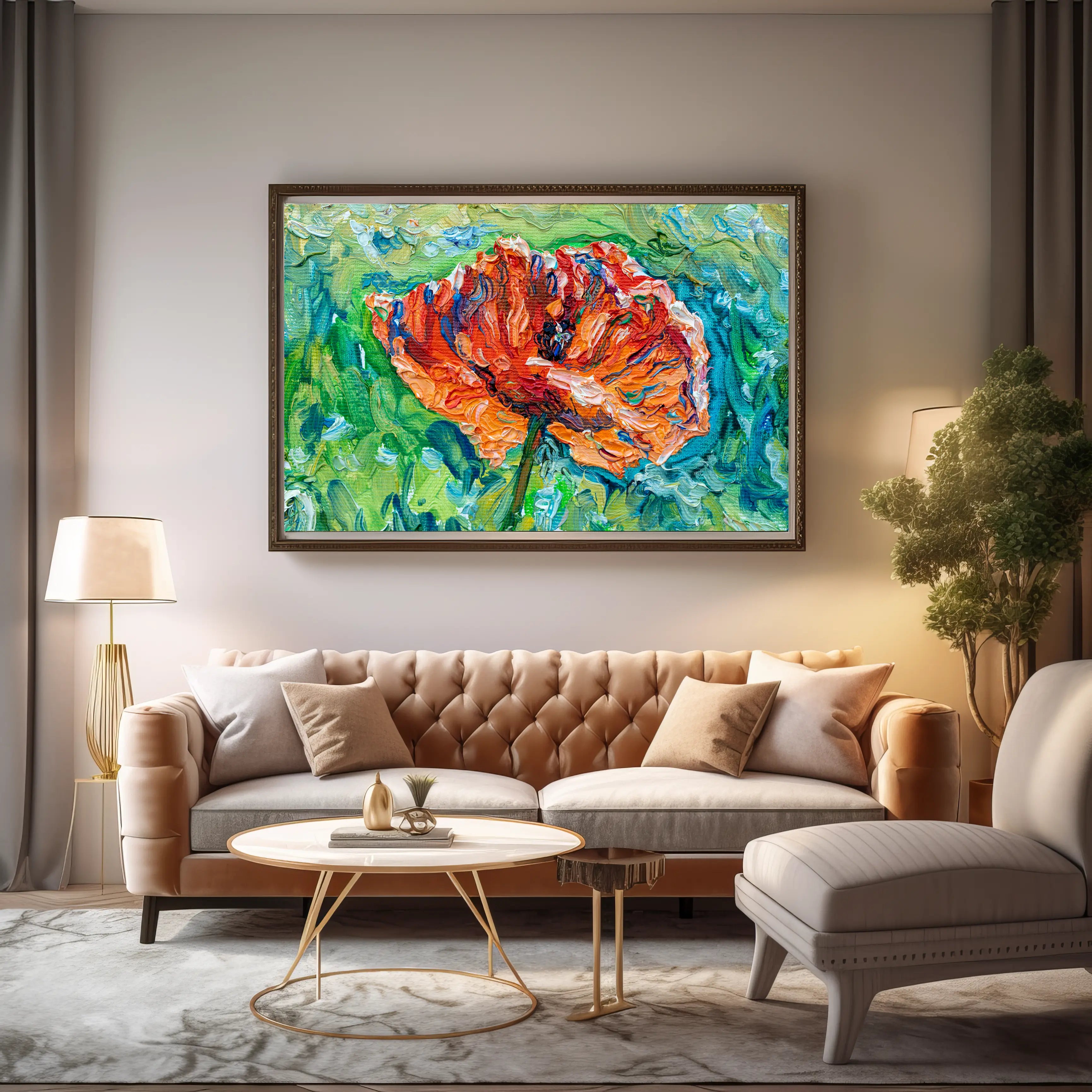 Floral Canvas Wall Art SAD613