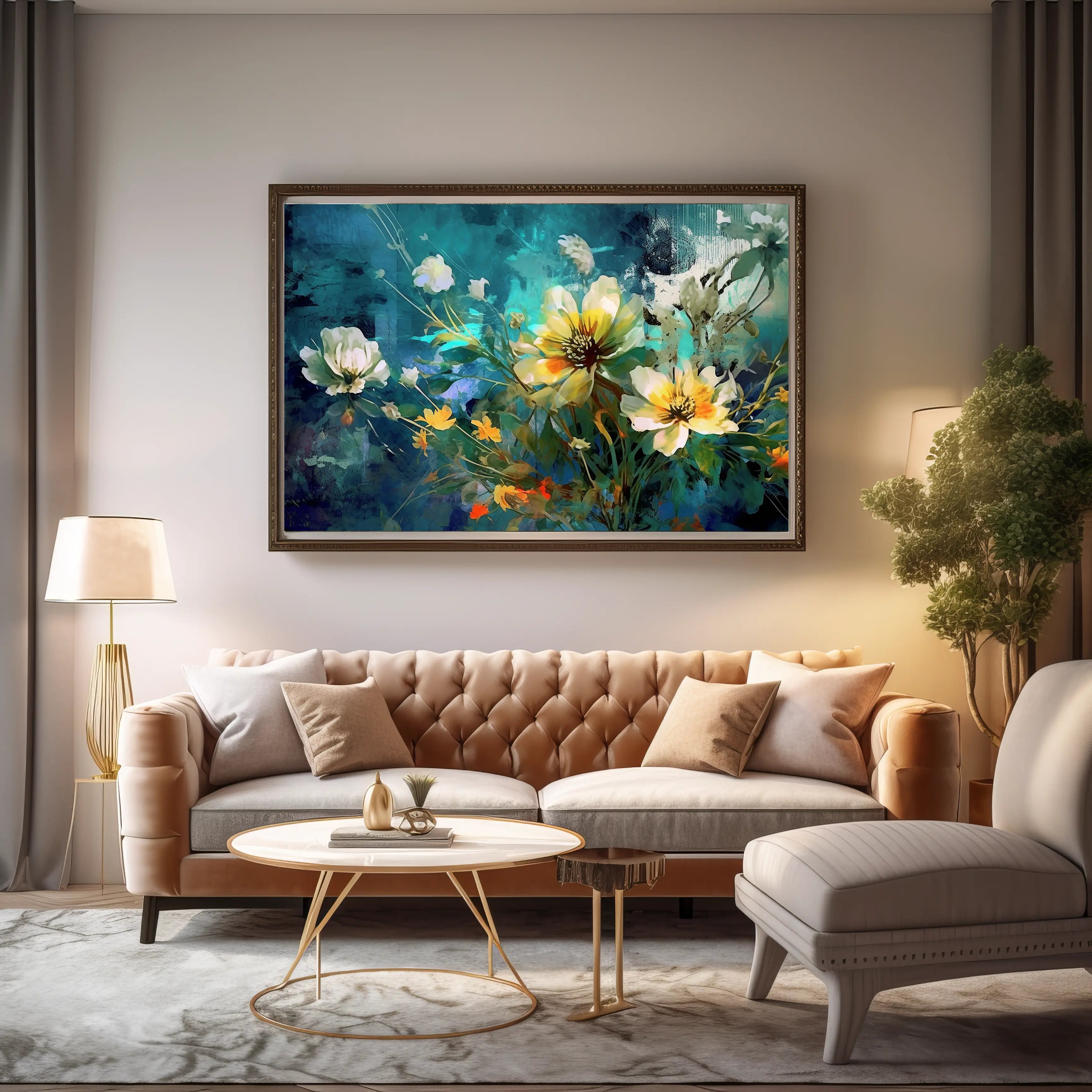 Floral Canvas Wall Art SAD698