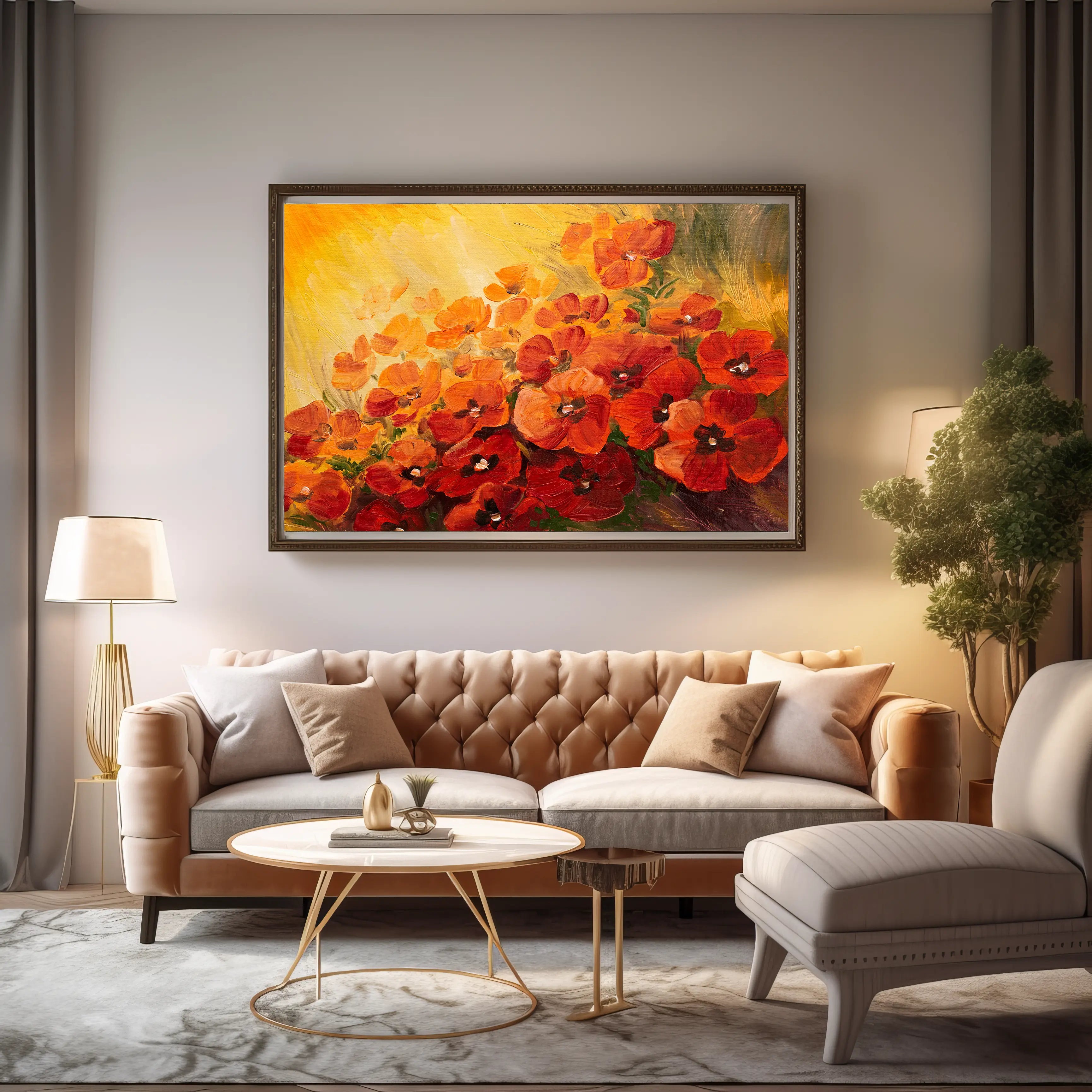 Floral Canvas Wall Art SAD849