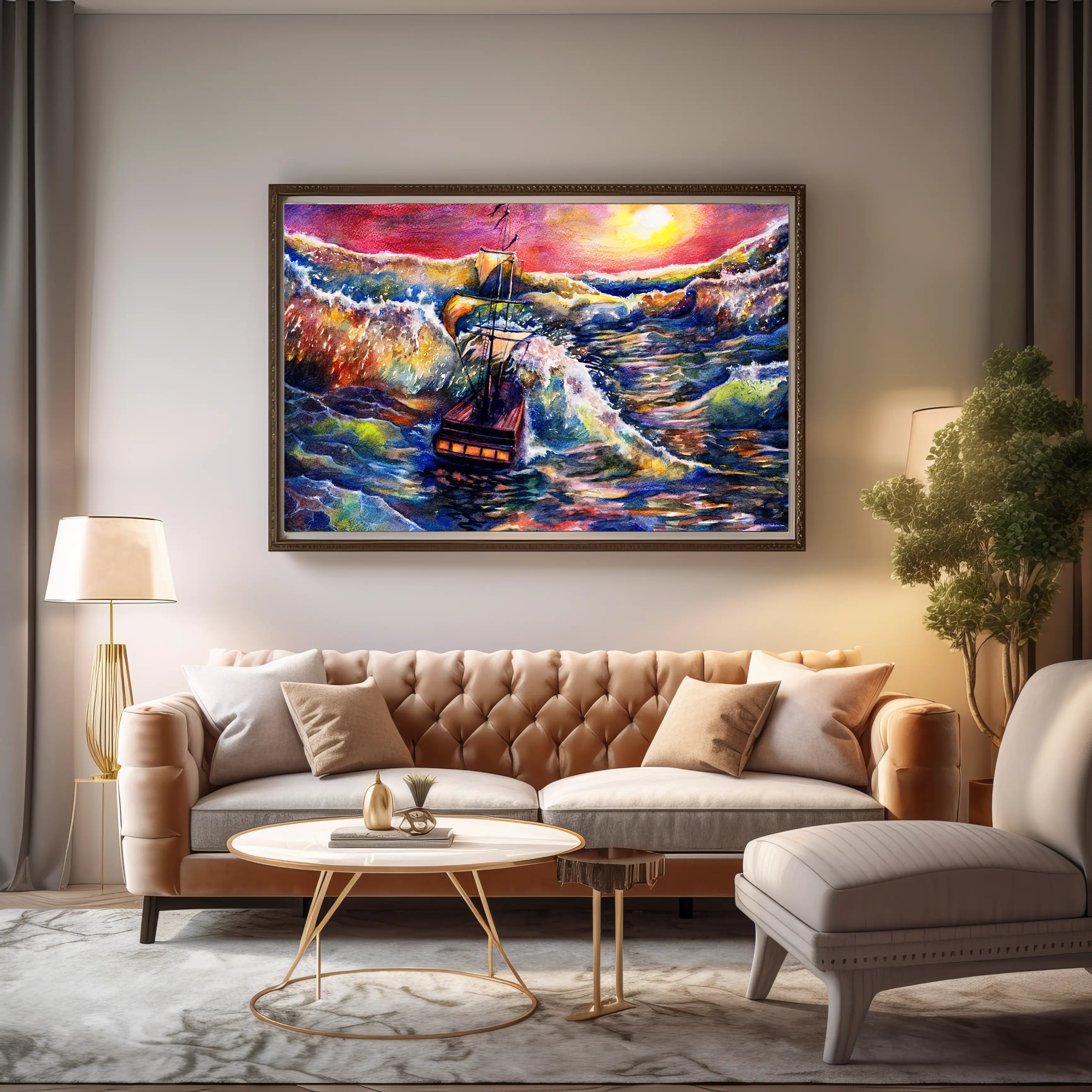 Landscape Canvas Wall Art SAD777