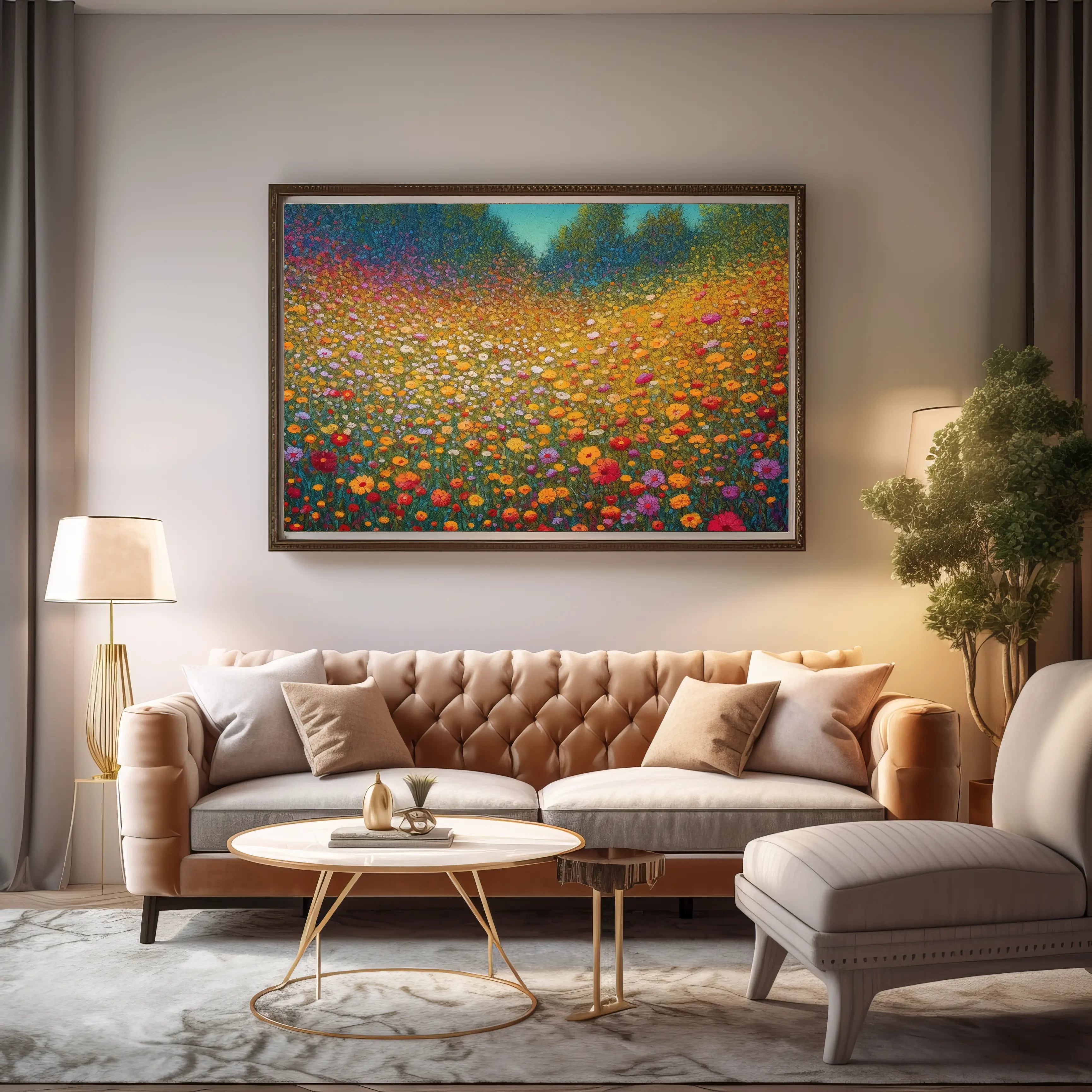 Floral Canvas Wall Art SAD738