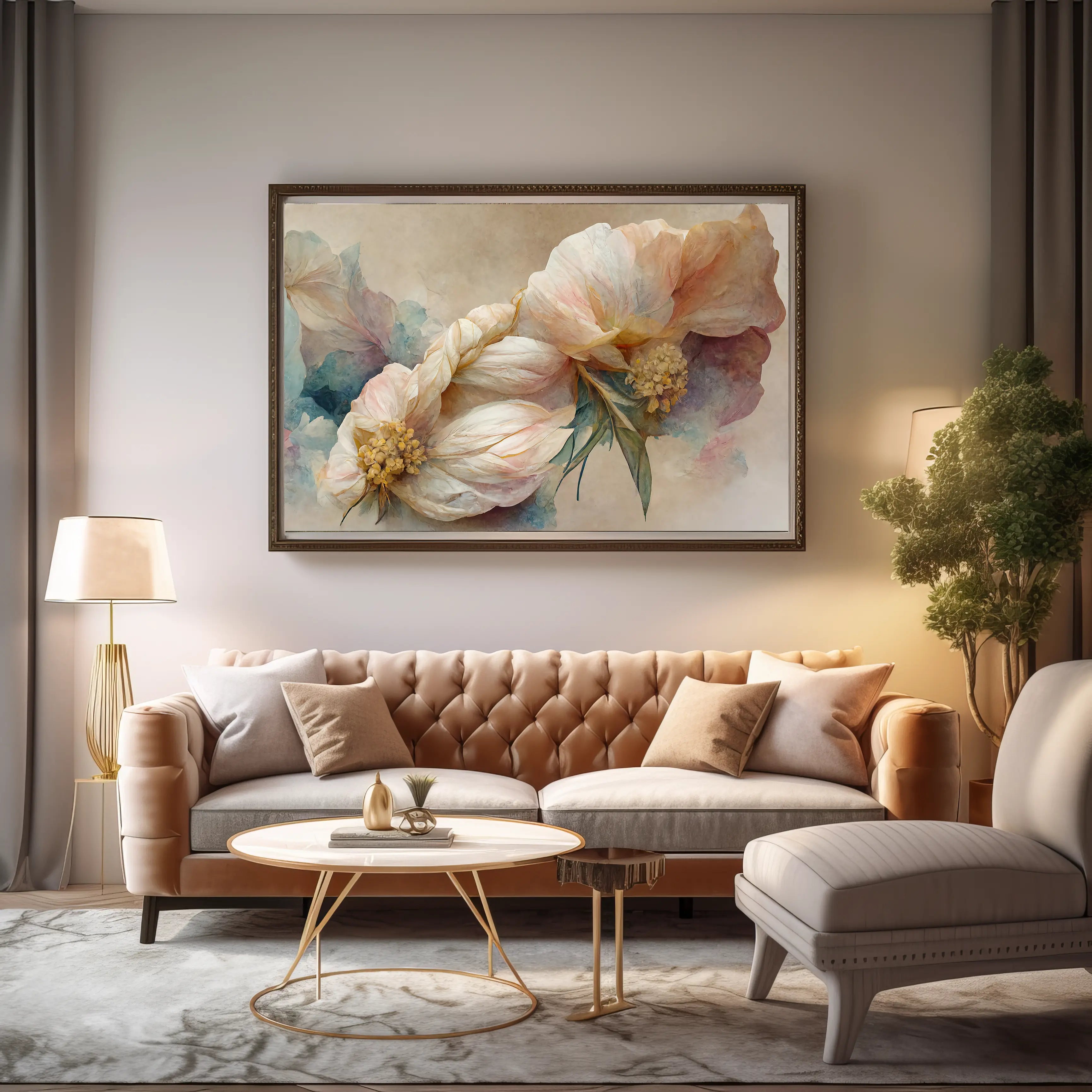 Floral Canvas Wall Art SAD572