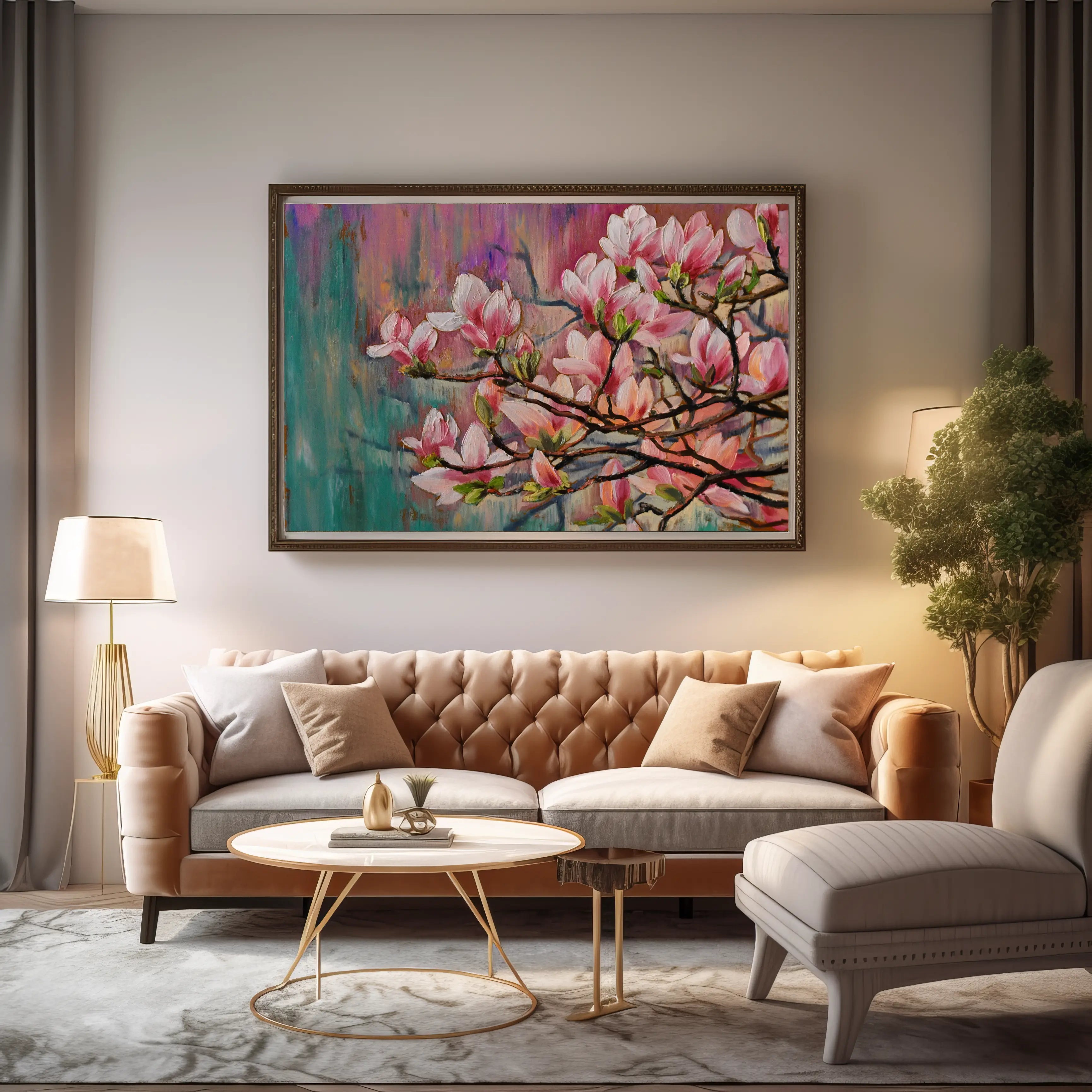 Floral Canvas Wall Art SAD839