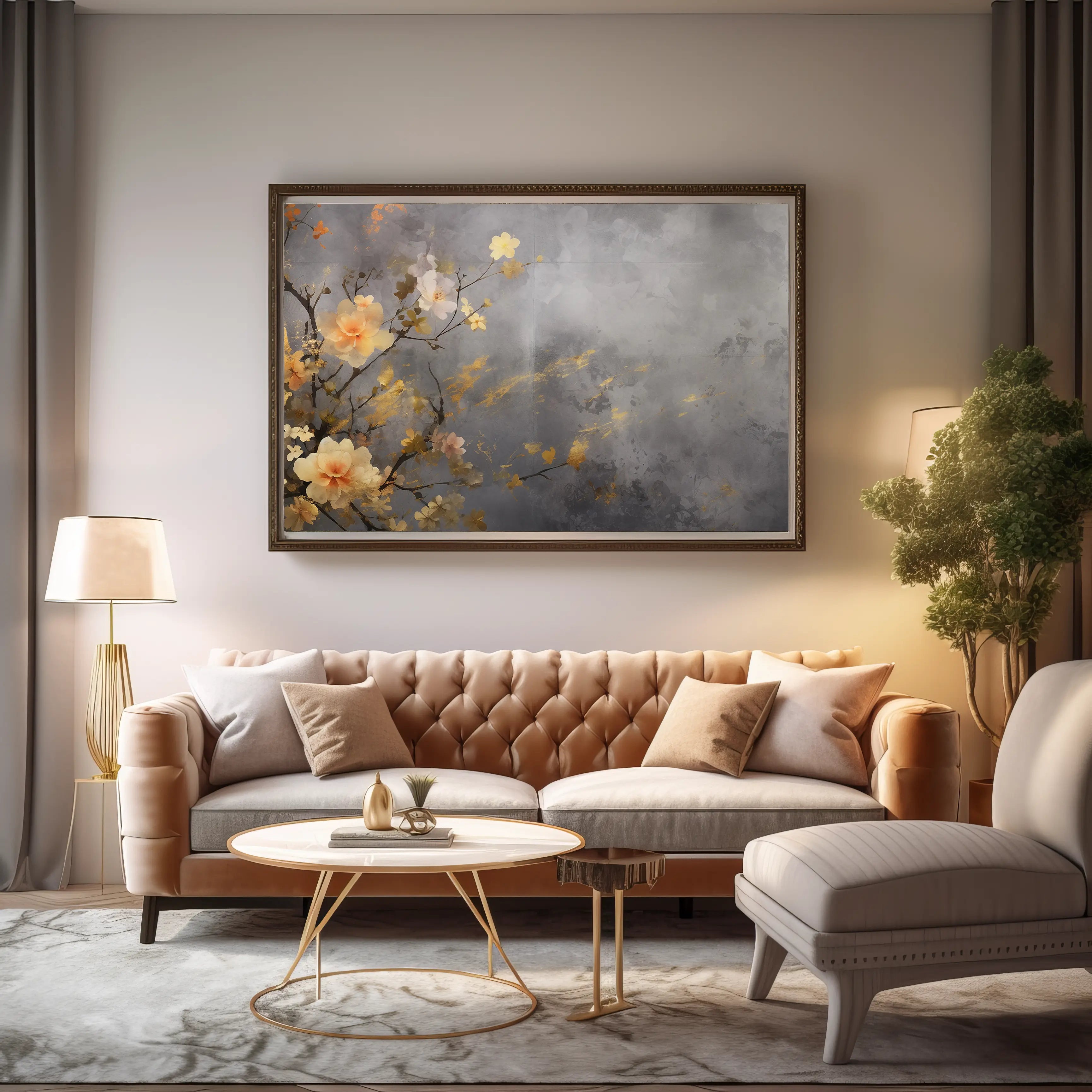 Floral Canvas Wall Art SAD560