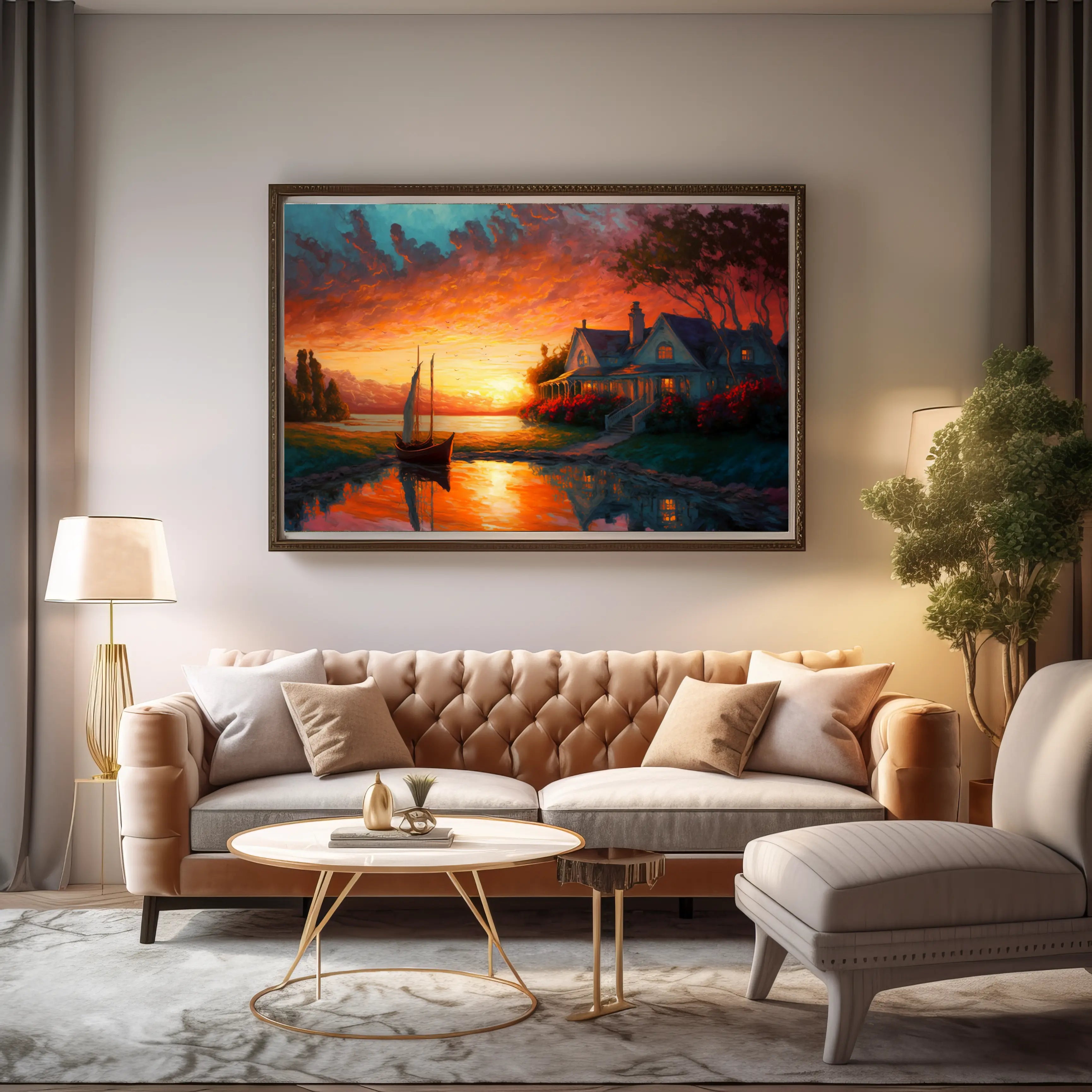 Landscape Canvas Wall Art SAD672