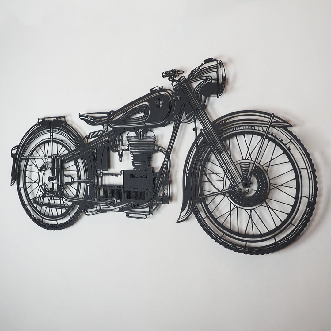 Cafe Racer Metal Wall Art