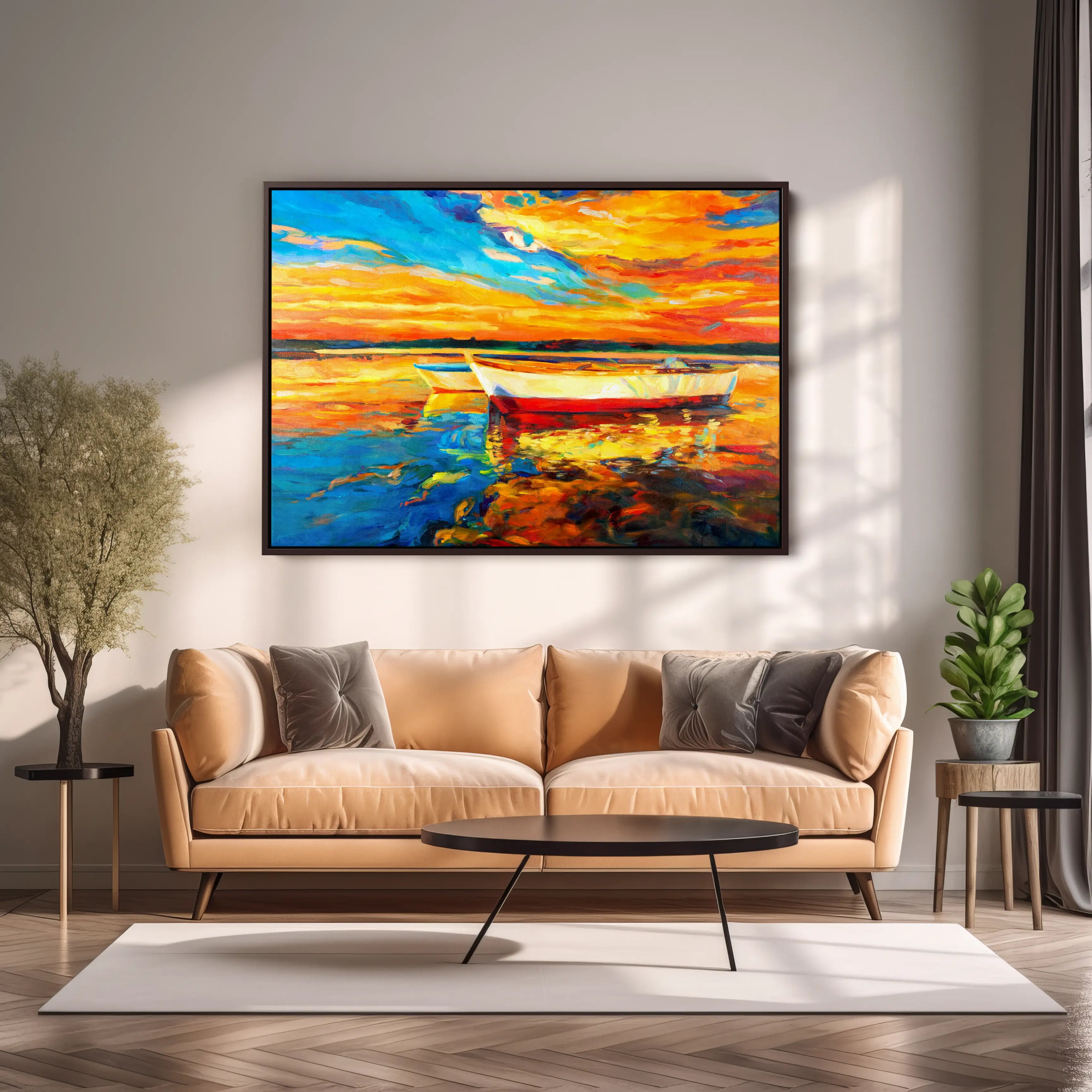Abstract Canvas Wall Art SAD782