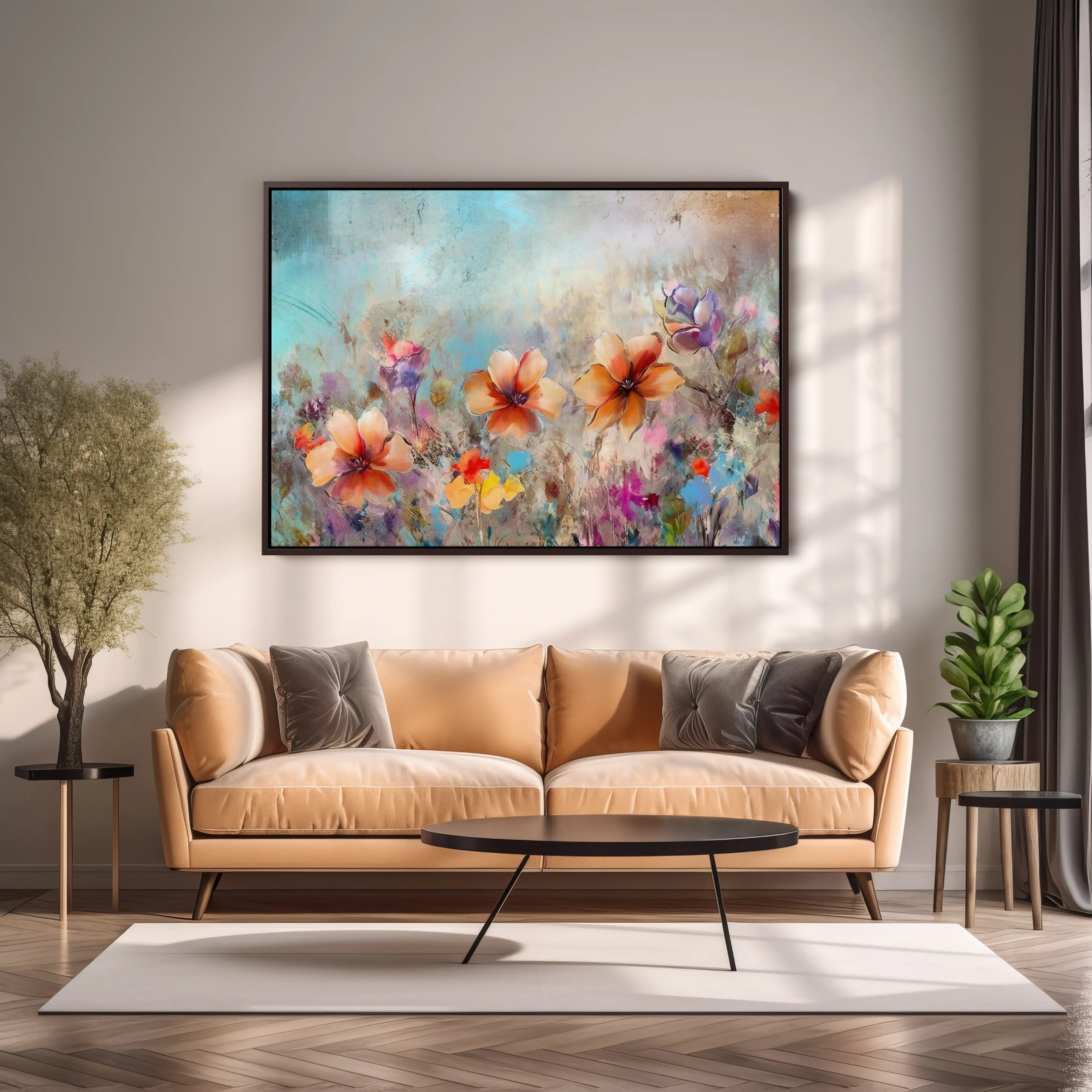 Floral Canvas Wall Art SAD589