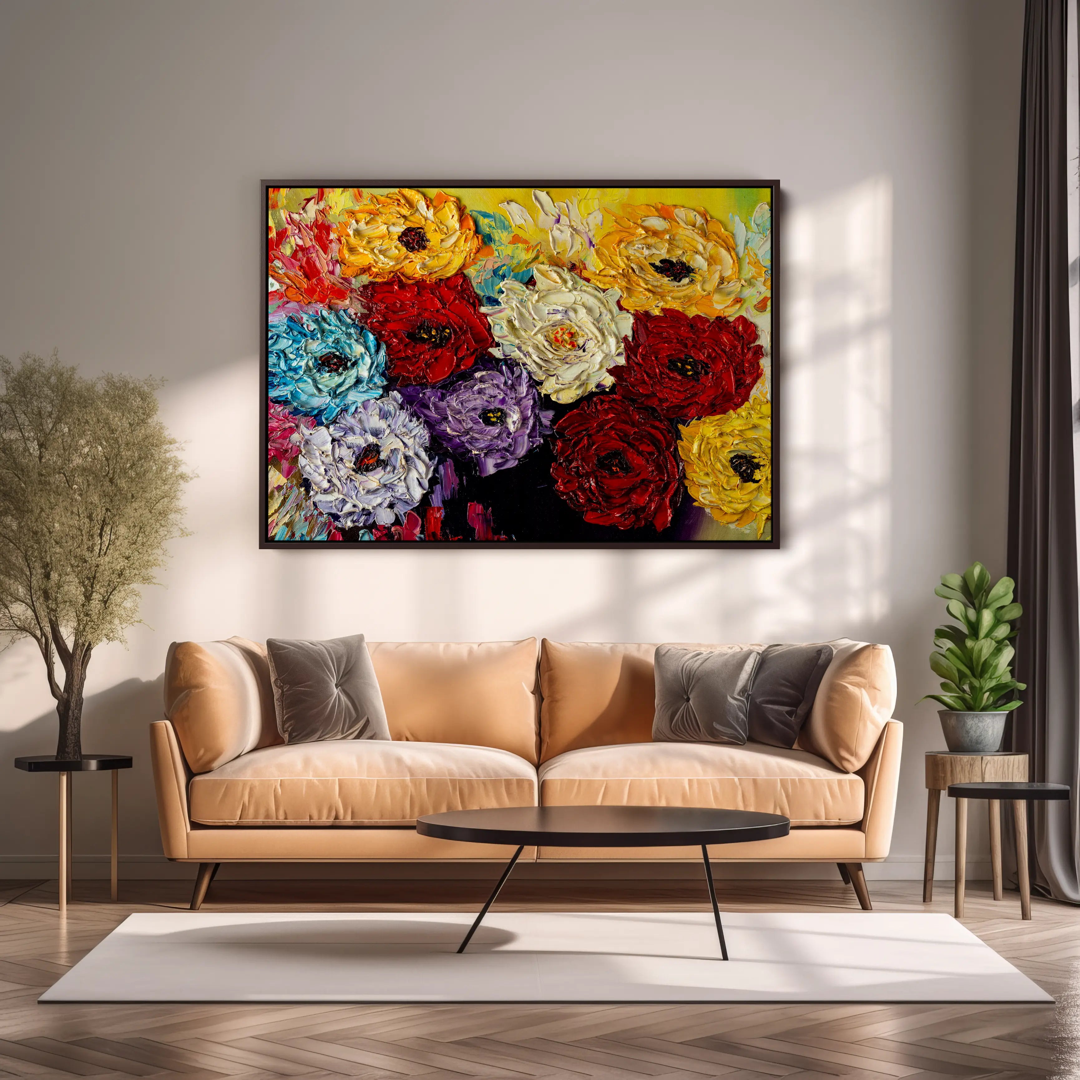 Floral Canvas Wall Art SAD1111
