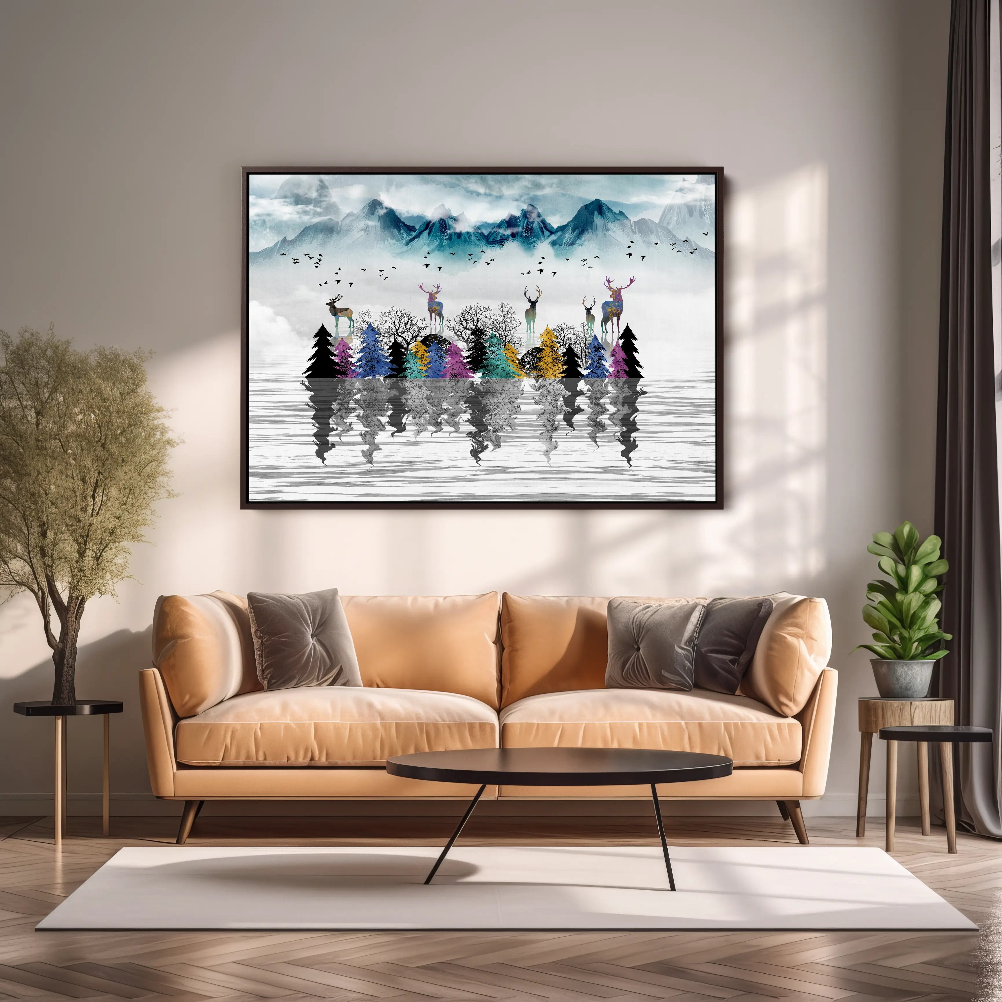 Abstract Canvas Wall Art SAD630