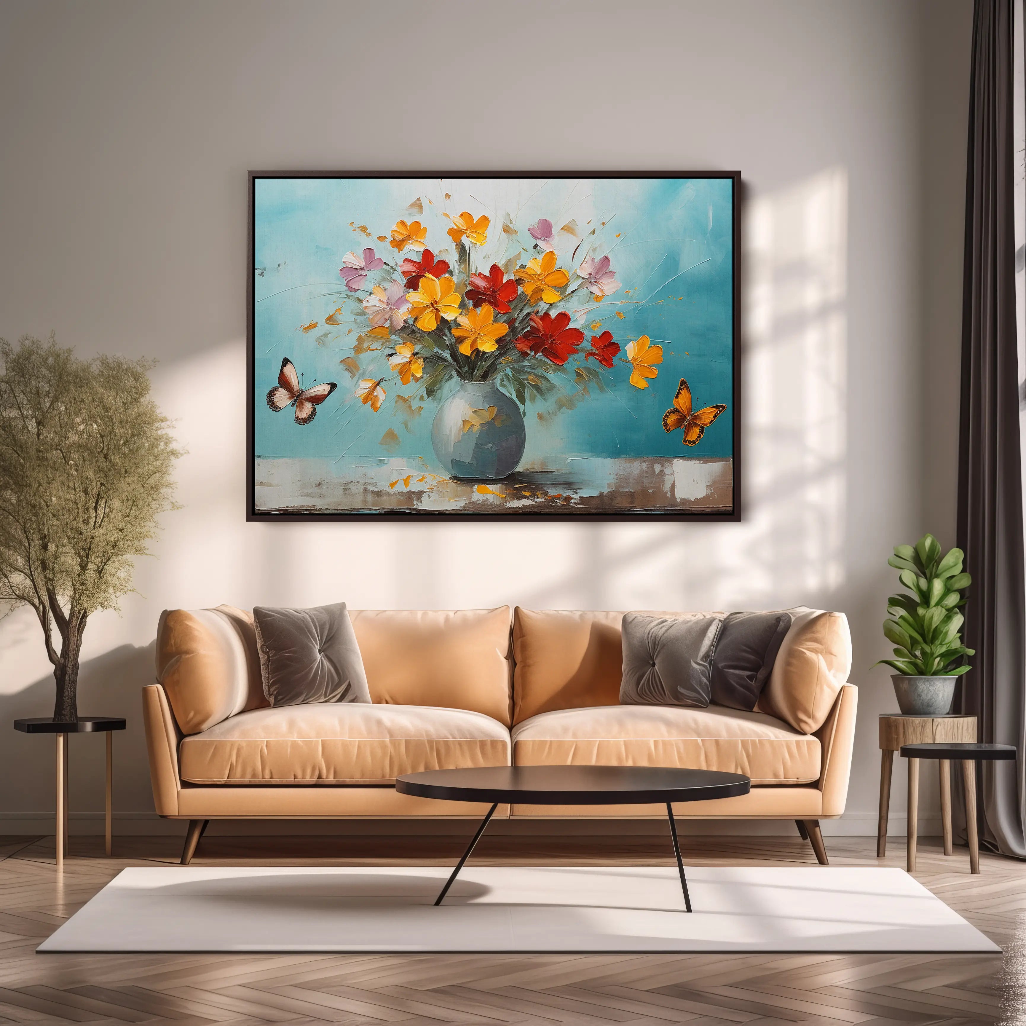 Floral Canvas Wall Art SAD709
