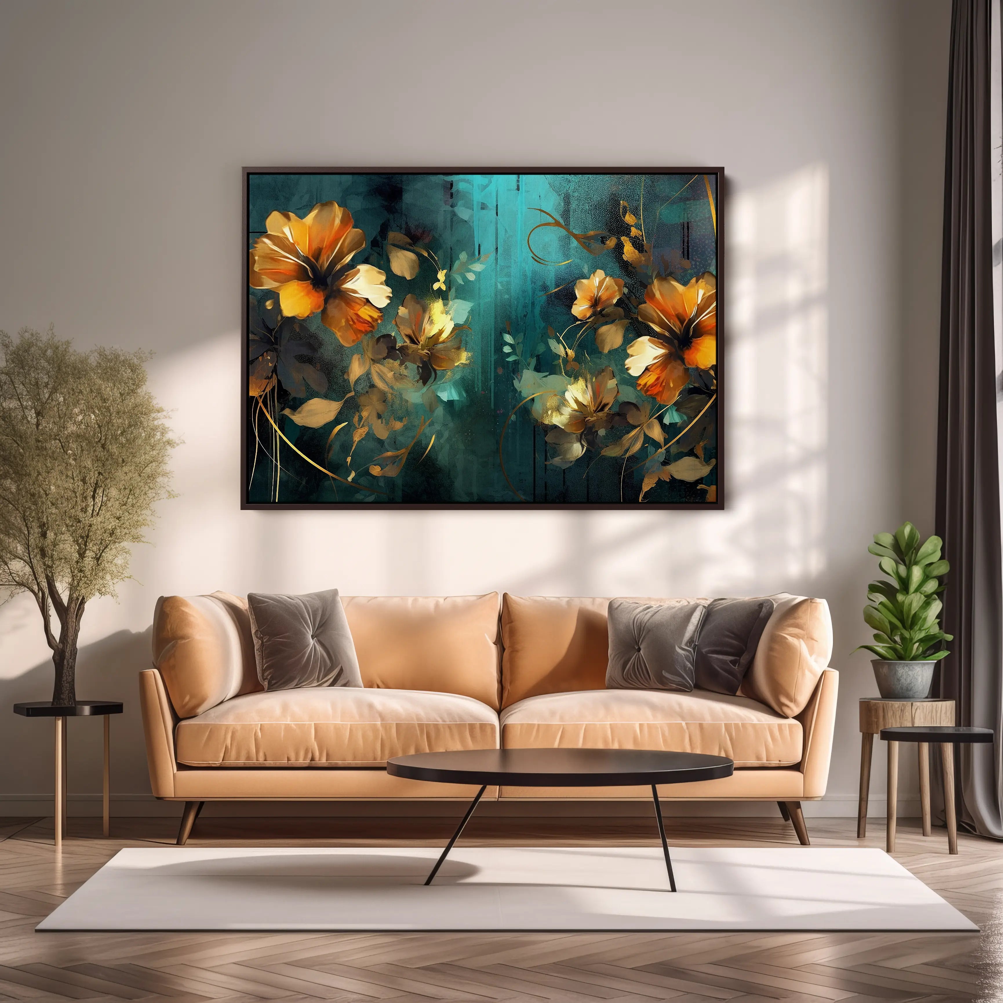 Floral Canvas Wall Art SAD700