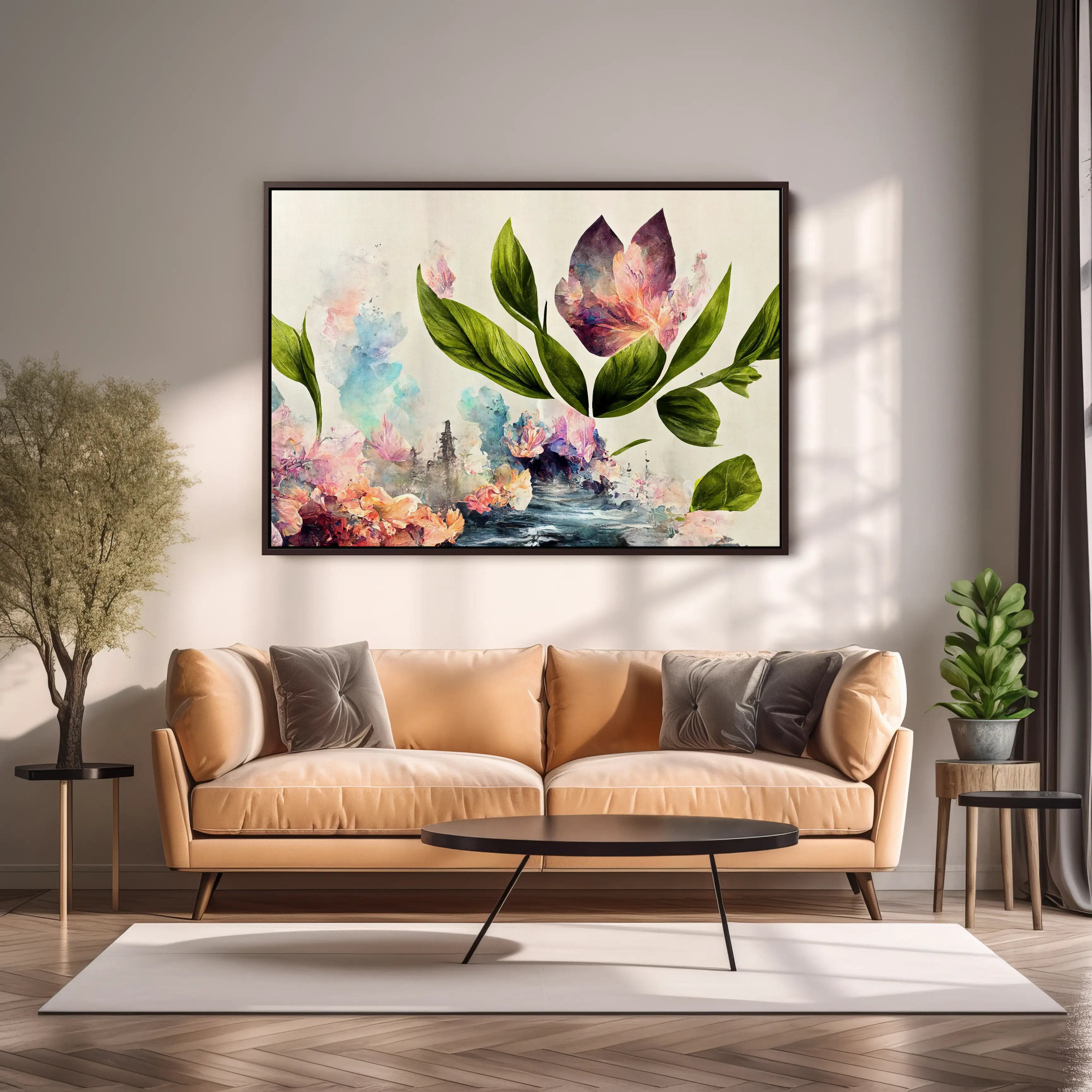 Floral Canvas Wall Art SAD666